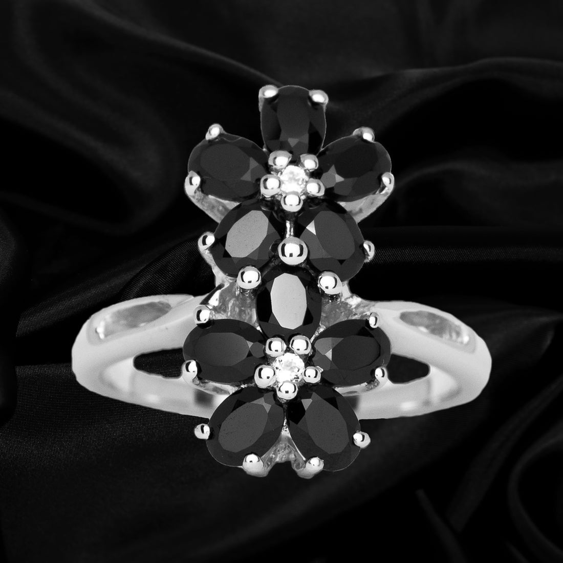 Black Spinel Ring