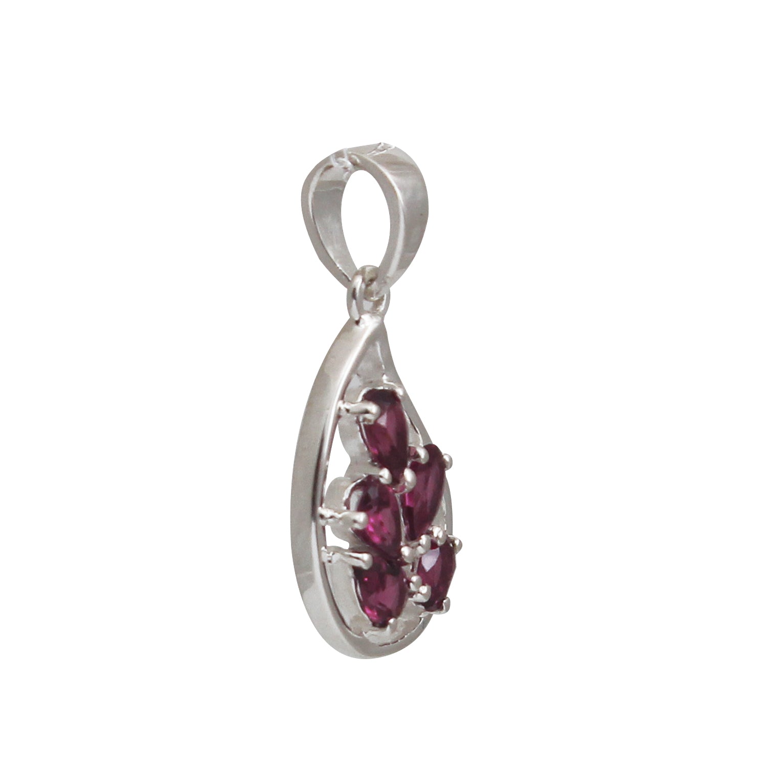 Purple Rhodolite Garnet Gemstone Designer Pendant