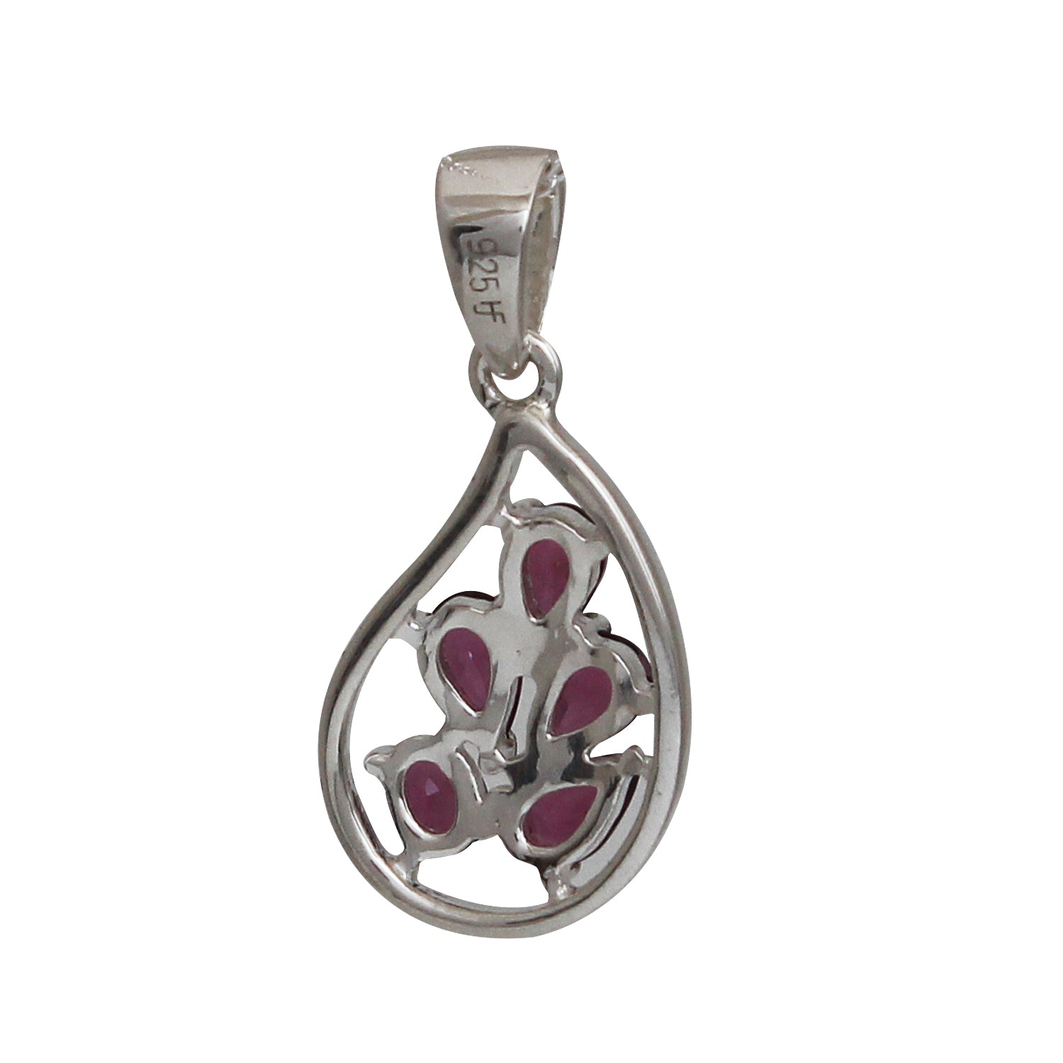 Purple Rhodolite Garnet Gemstone Designer Pendant