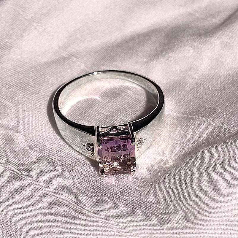 Natural Ametrine Men's Ring