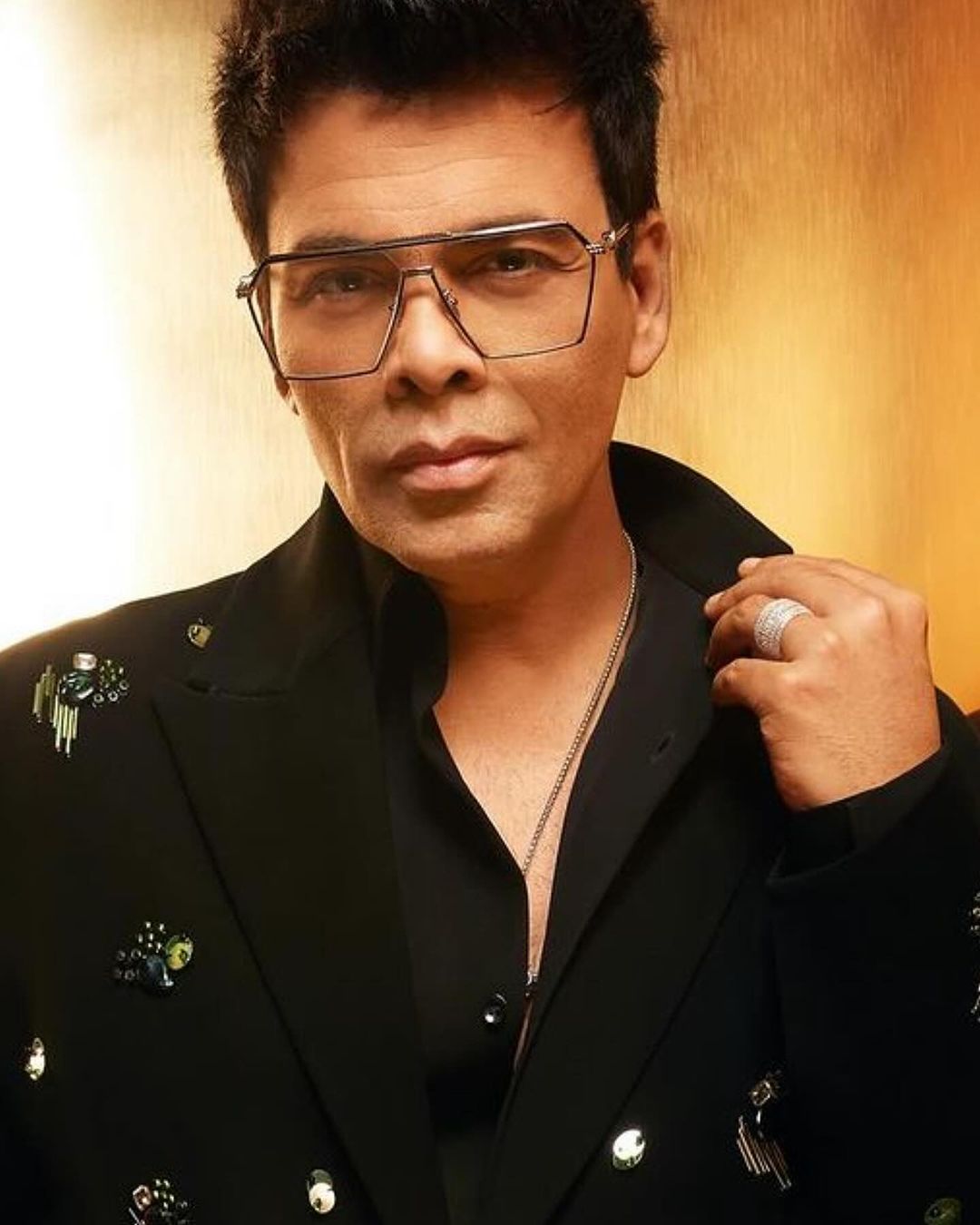 Iced Out 7 layer Trophy Ring