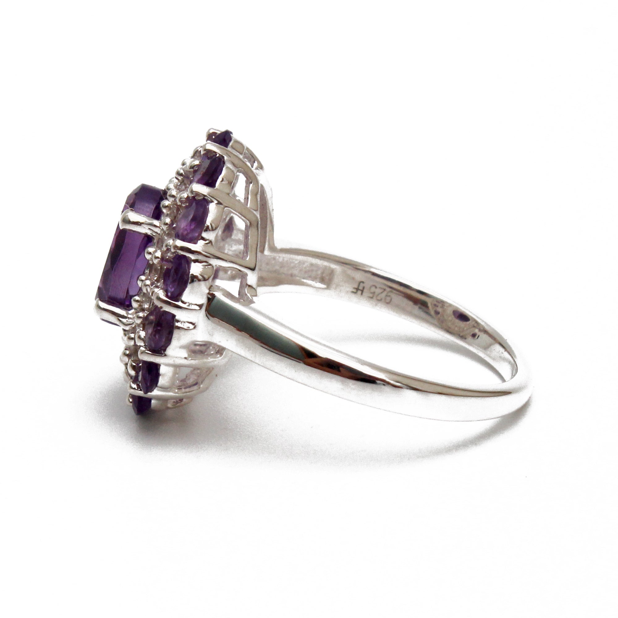 Amethyst Multi Gemstone Stunning Ring