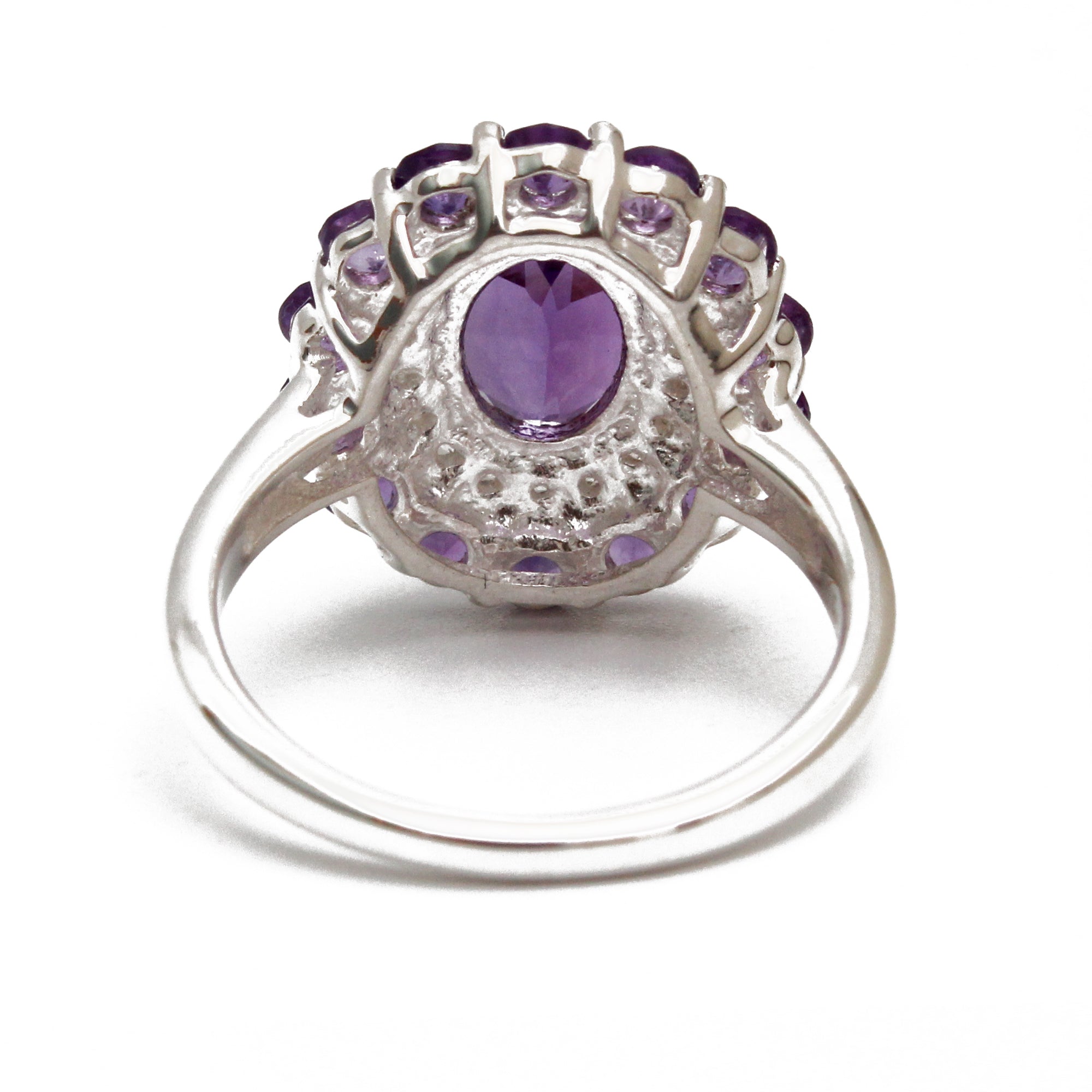 Amethyst Multi Gemstone Stunning Ring