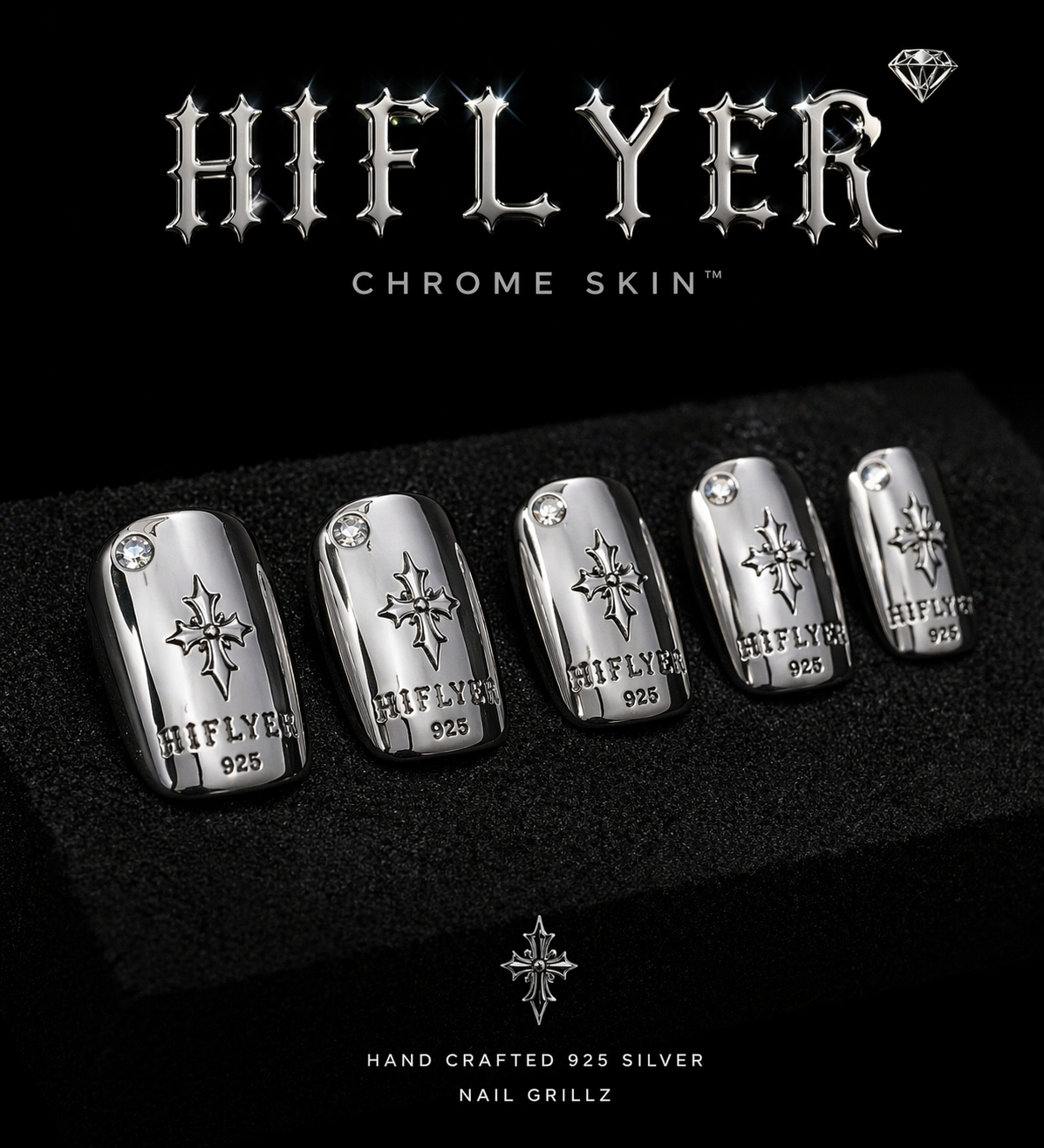 HIFLYER GOTHIC NAIL GRILLZ