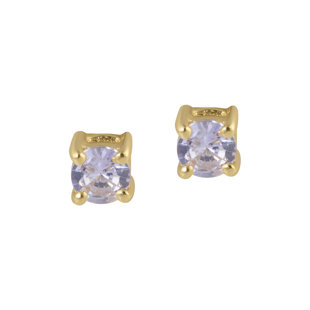 4 MM Classic Iced Out Earrings