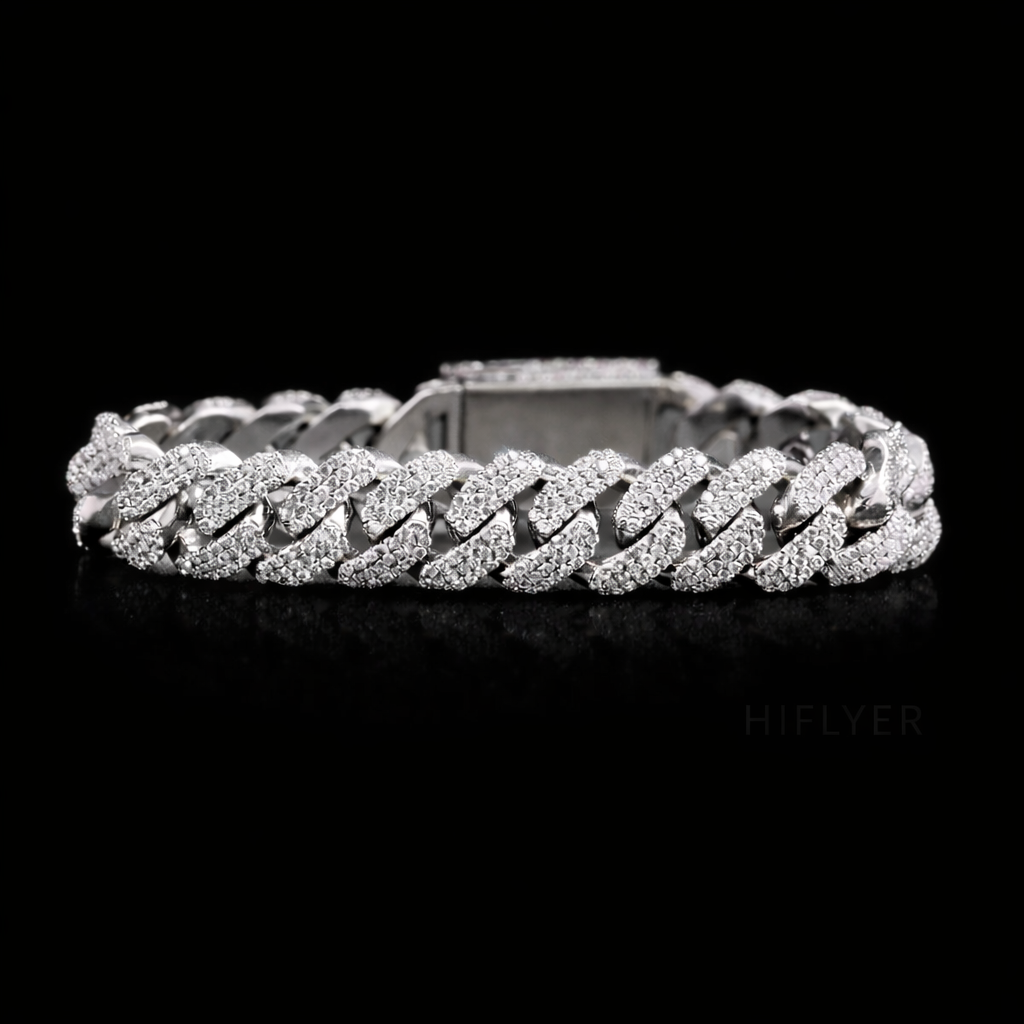 EVERYDAY ICED OUT CUBAN BRACELET - 14mm