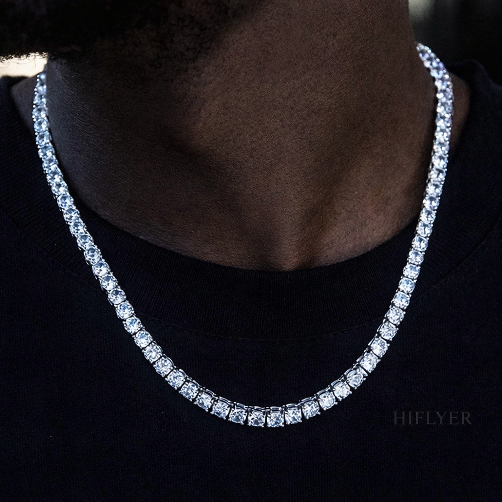 Everyday Iced Out Tennis Chain- 3mm