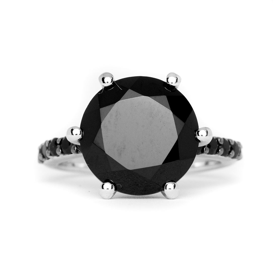 Beautiful Black Spinel Ring
