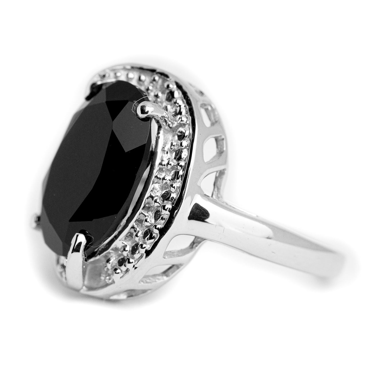 Natural Black Spinel Jewelry Set