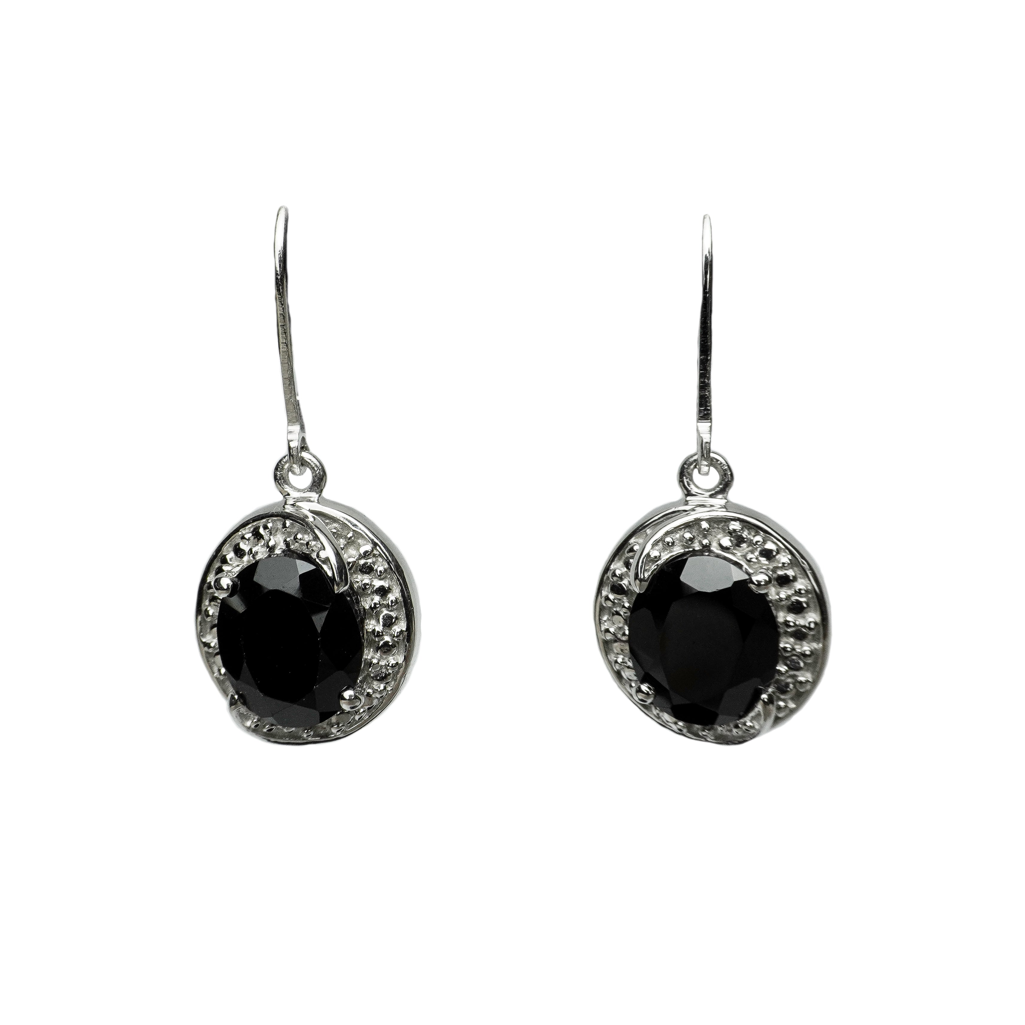 Natural Black Spinel Jewelry Set