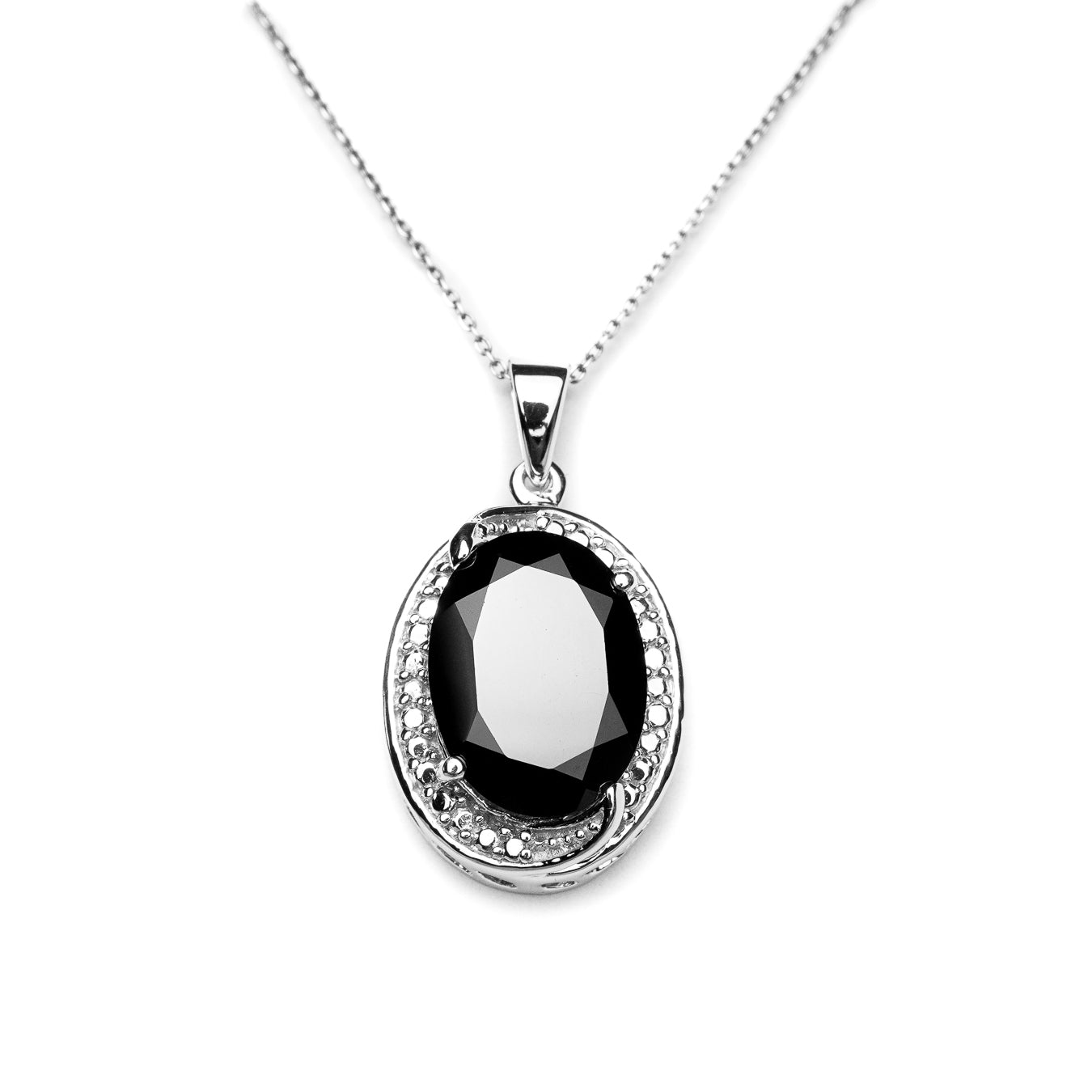 Natural Black Spinel Jewelry Set
