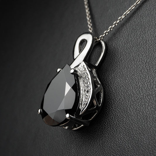 Black Spinel Fashionable Pendant