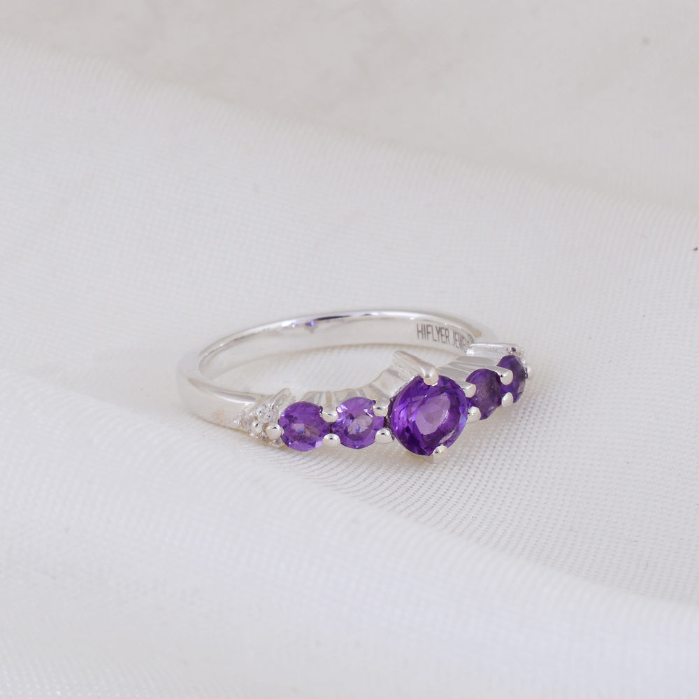 Natural Amethyst Ring