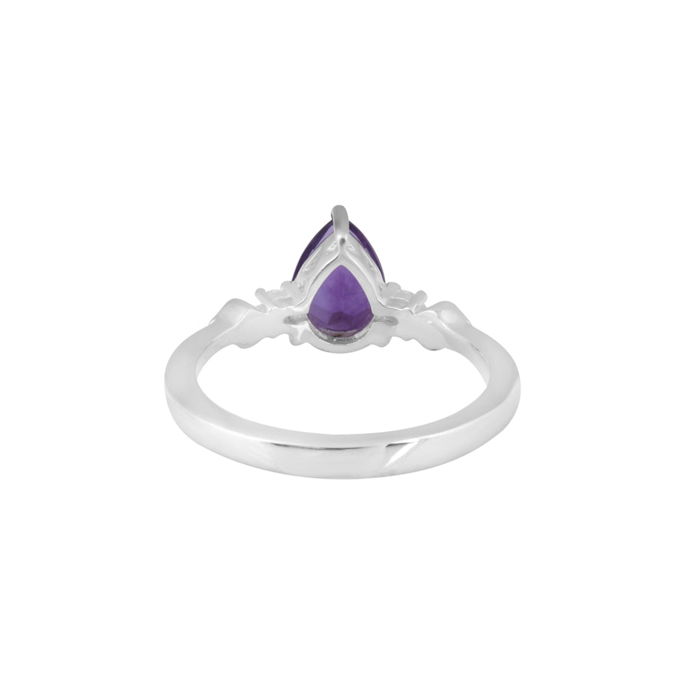Purple Amethyst Designer Ring