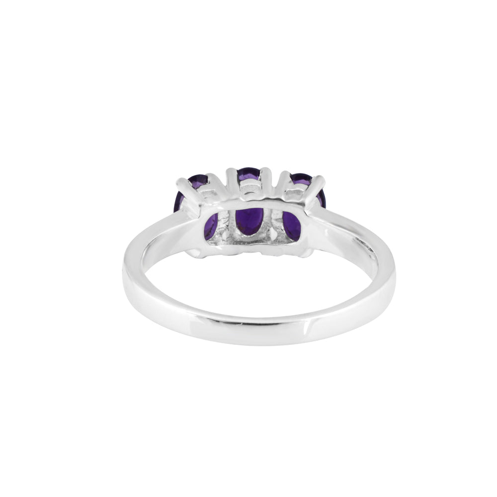 Amethyst Trio Ring