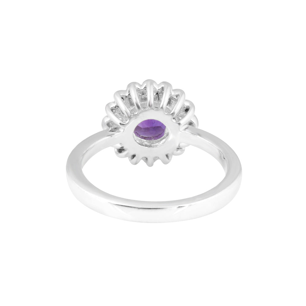 Radiant Amethyst Cocktail Rings