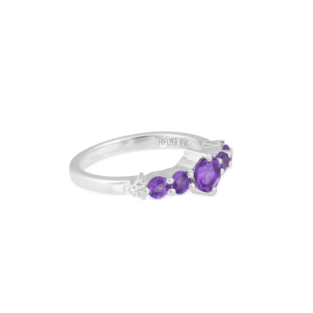 Natural Amethyst Ring
