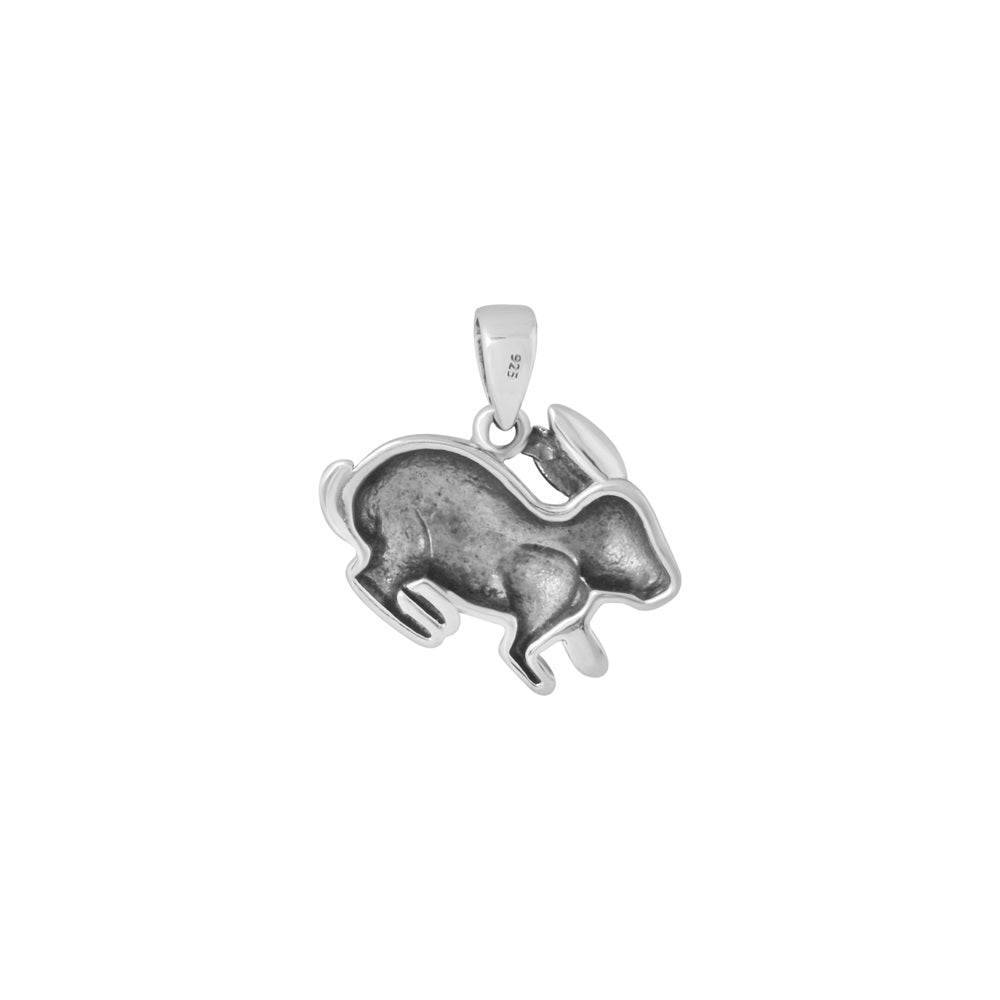 Silver Rabbit Pendant Chain