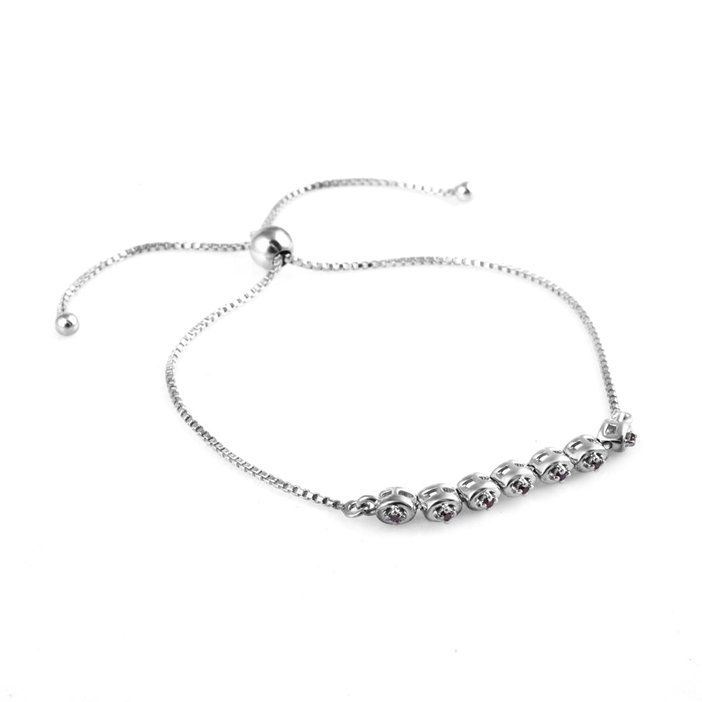 Red Diamond Slider Bracelet