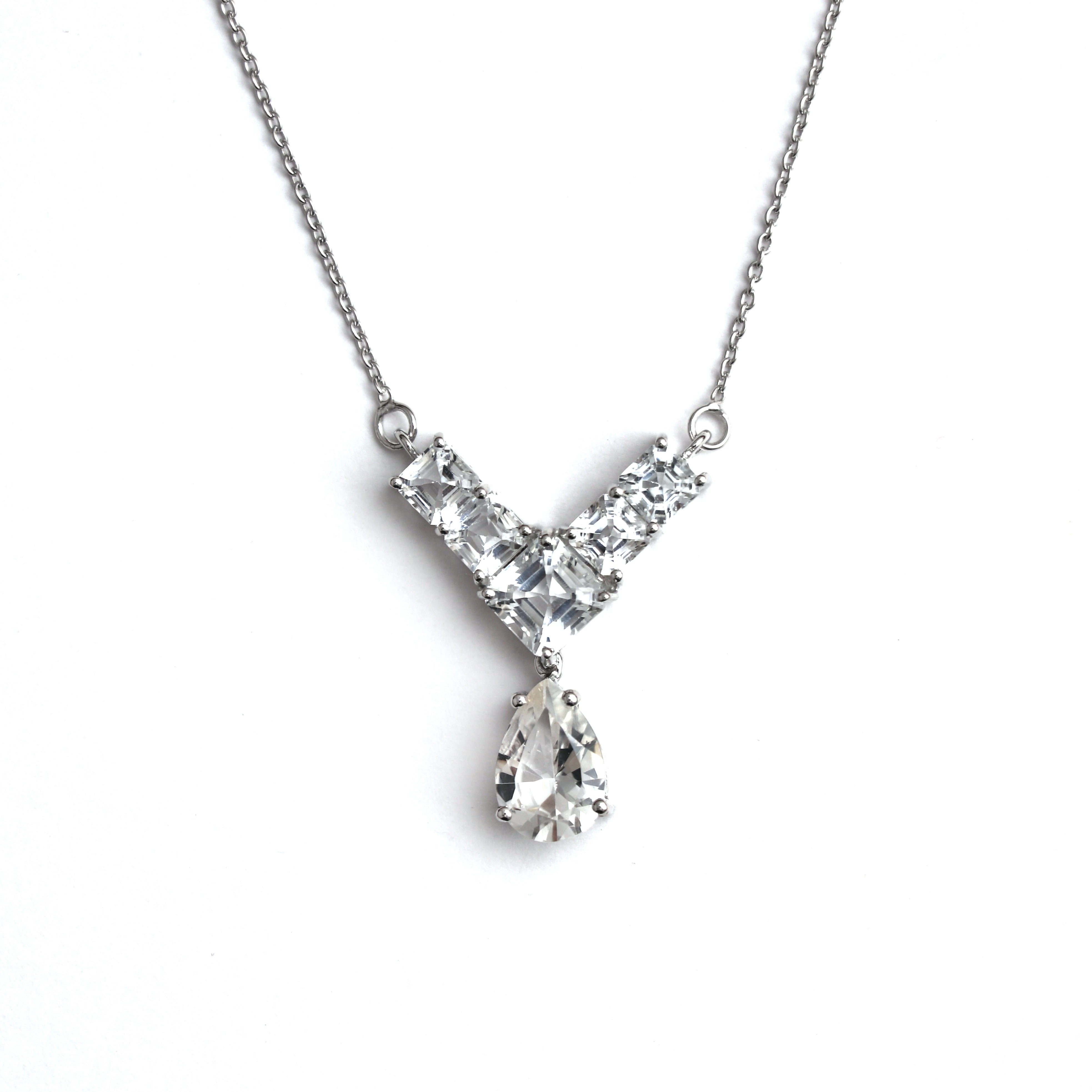 White Topaz Necklace