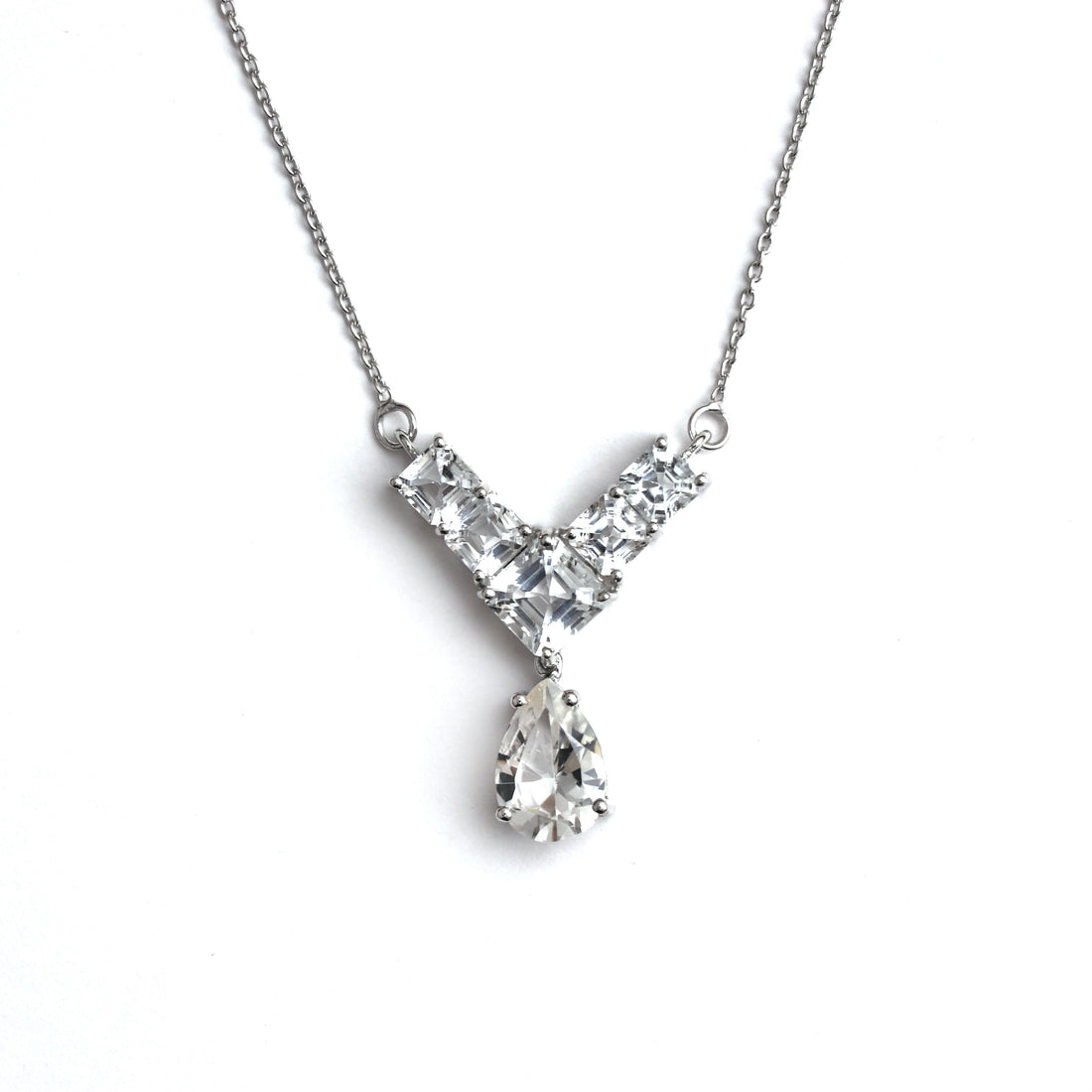 White Topaz Necklace