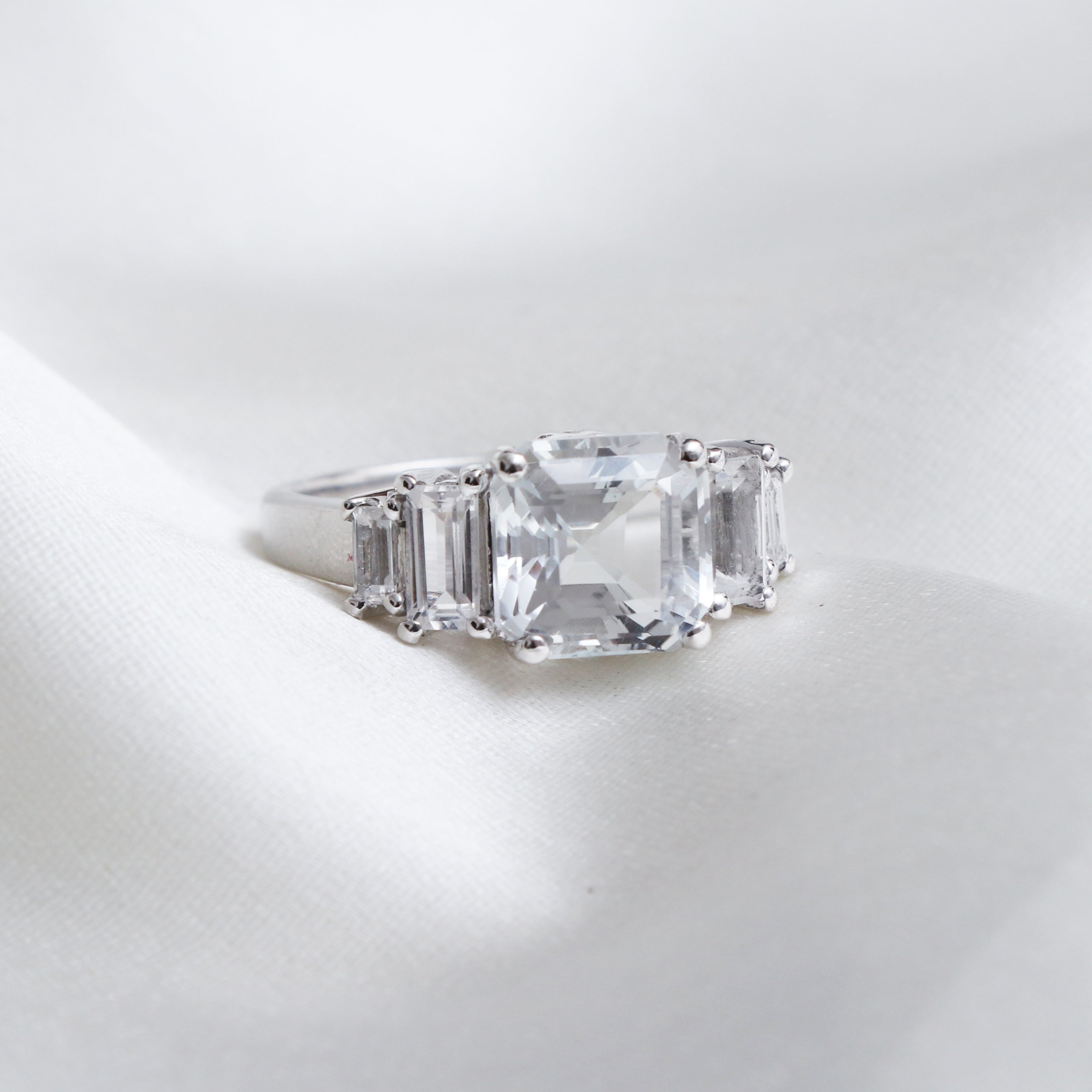 Exclusive White Topaz Ring