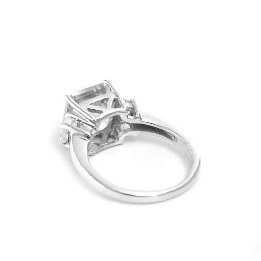 White Topaz Stone Ring