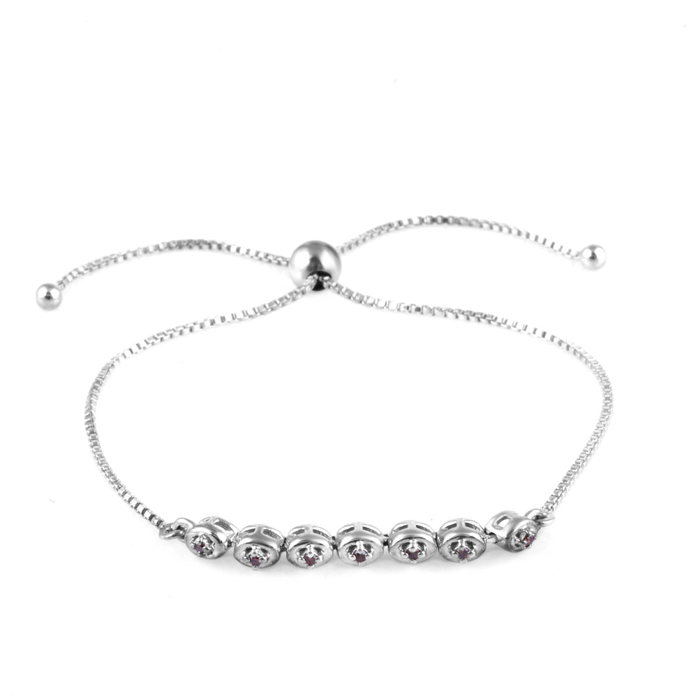 Red Diamond Slider Bracelet