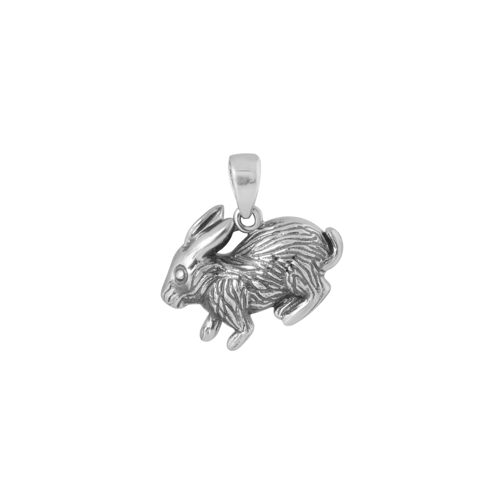 Silver Rabbit Pendant Chain
