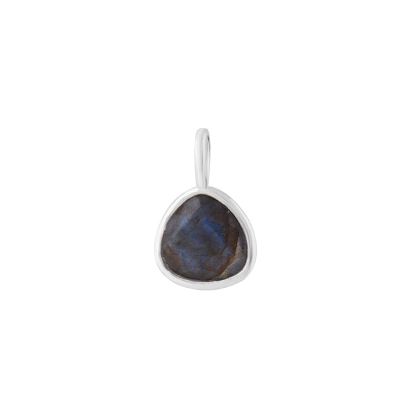 Fancy Labradorite Silver Pendant