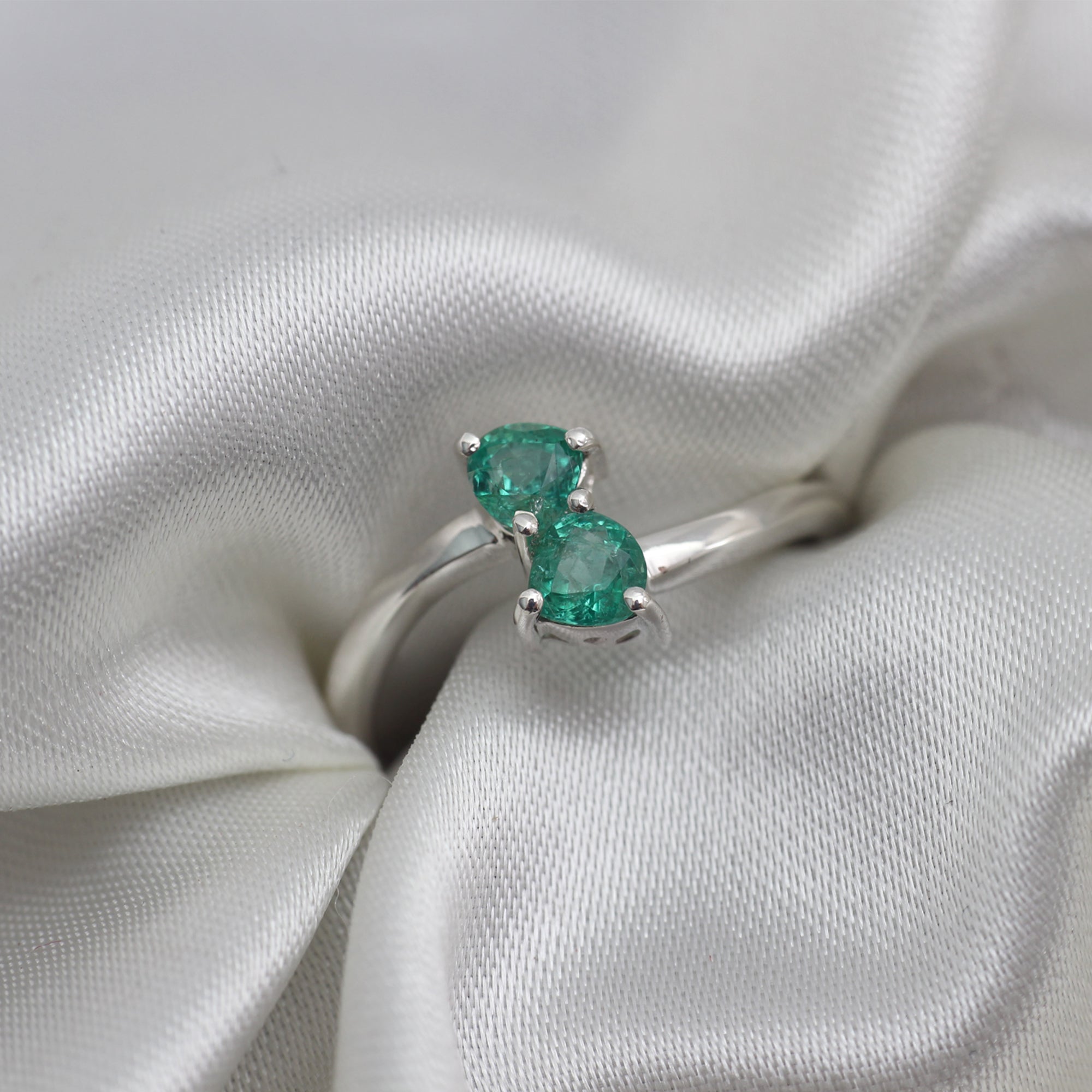 Natural Zambian Emerald Ring