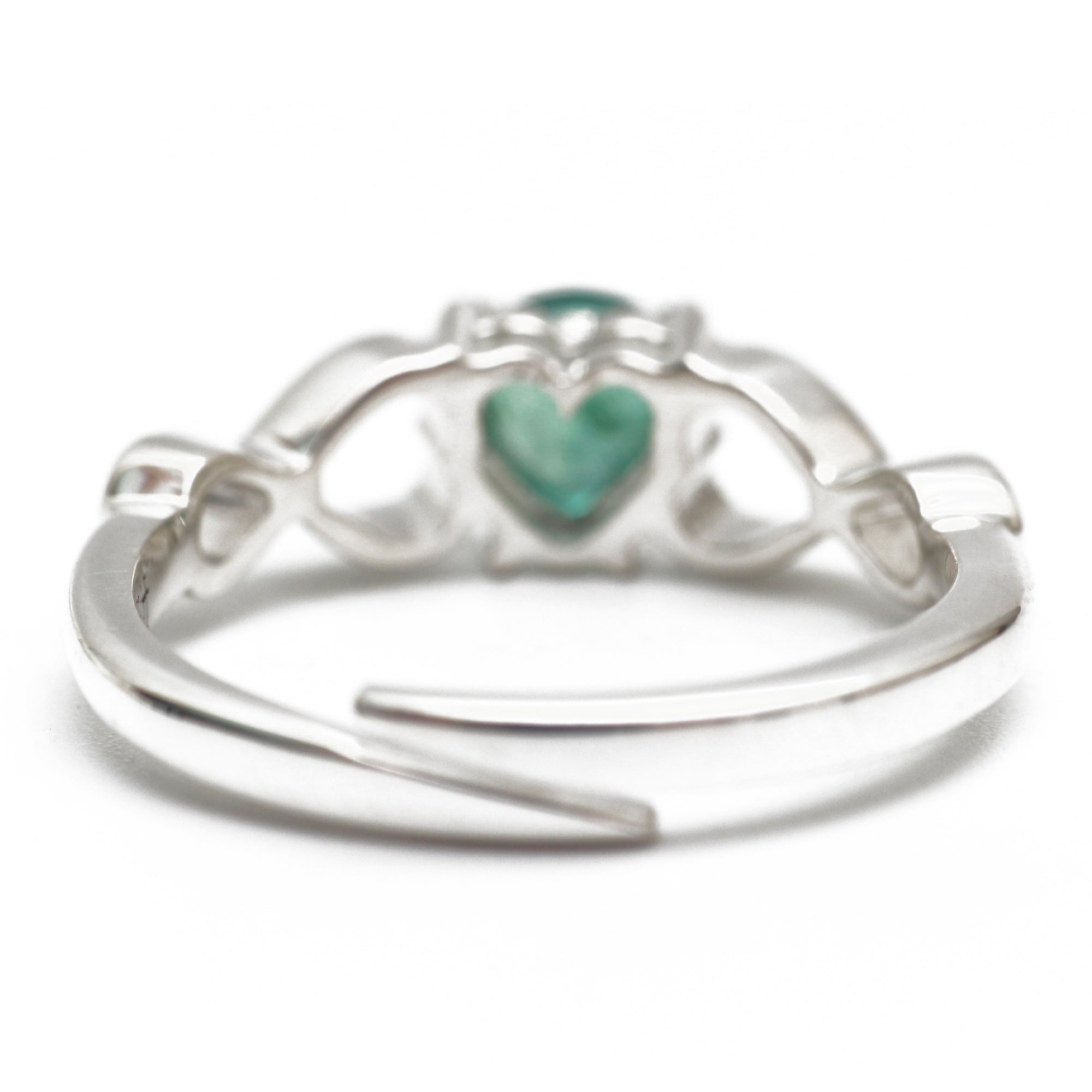 Natural Zambian Emerald Adjustable Ring