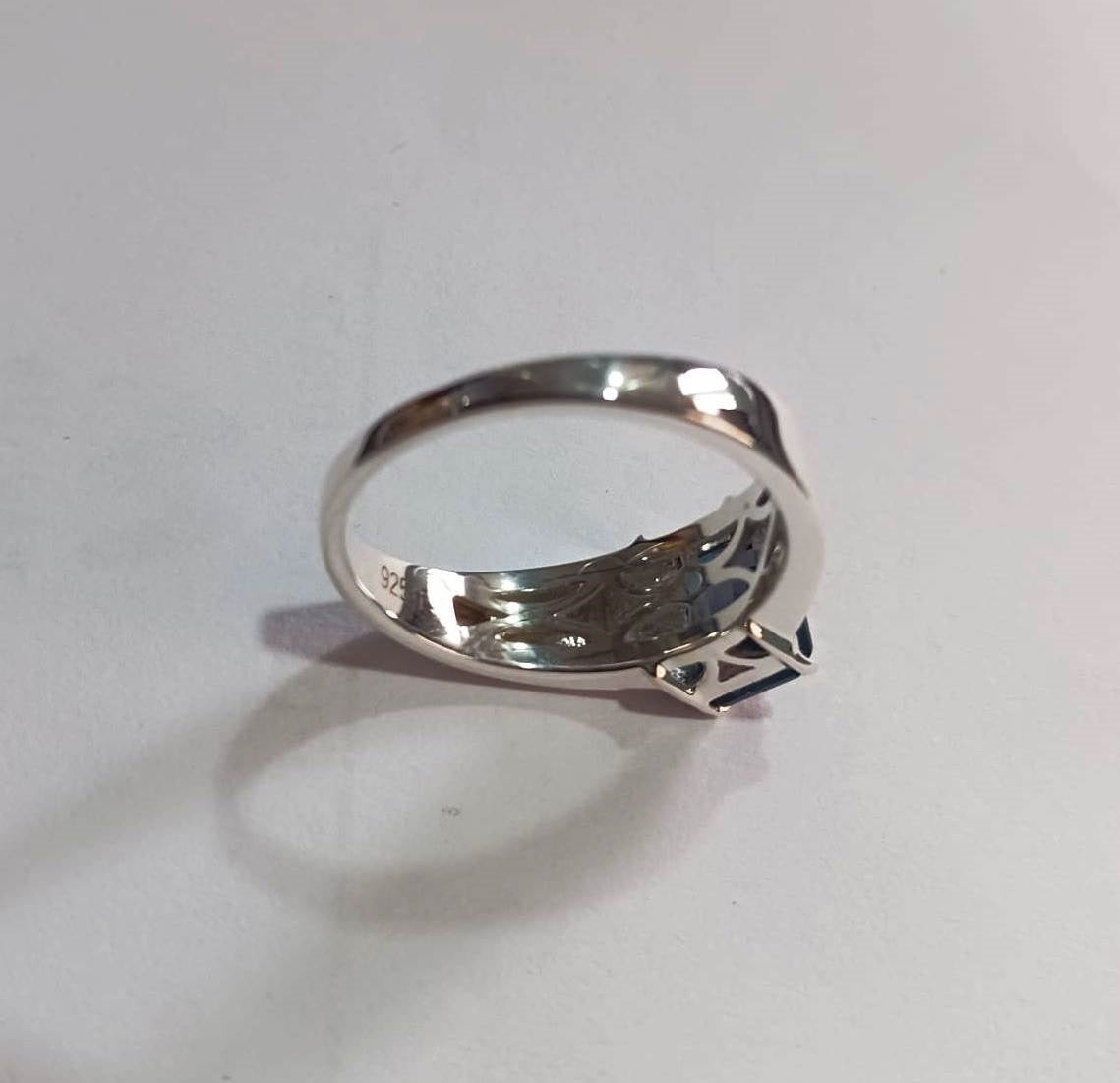 Natural London Blue Topaz Men Ring