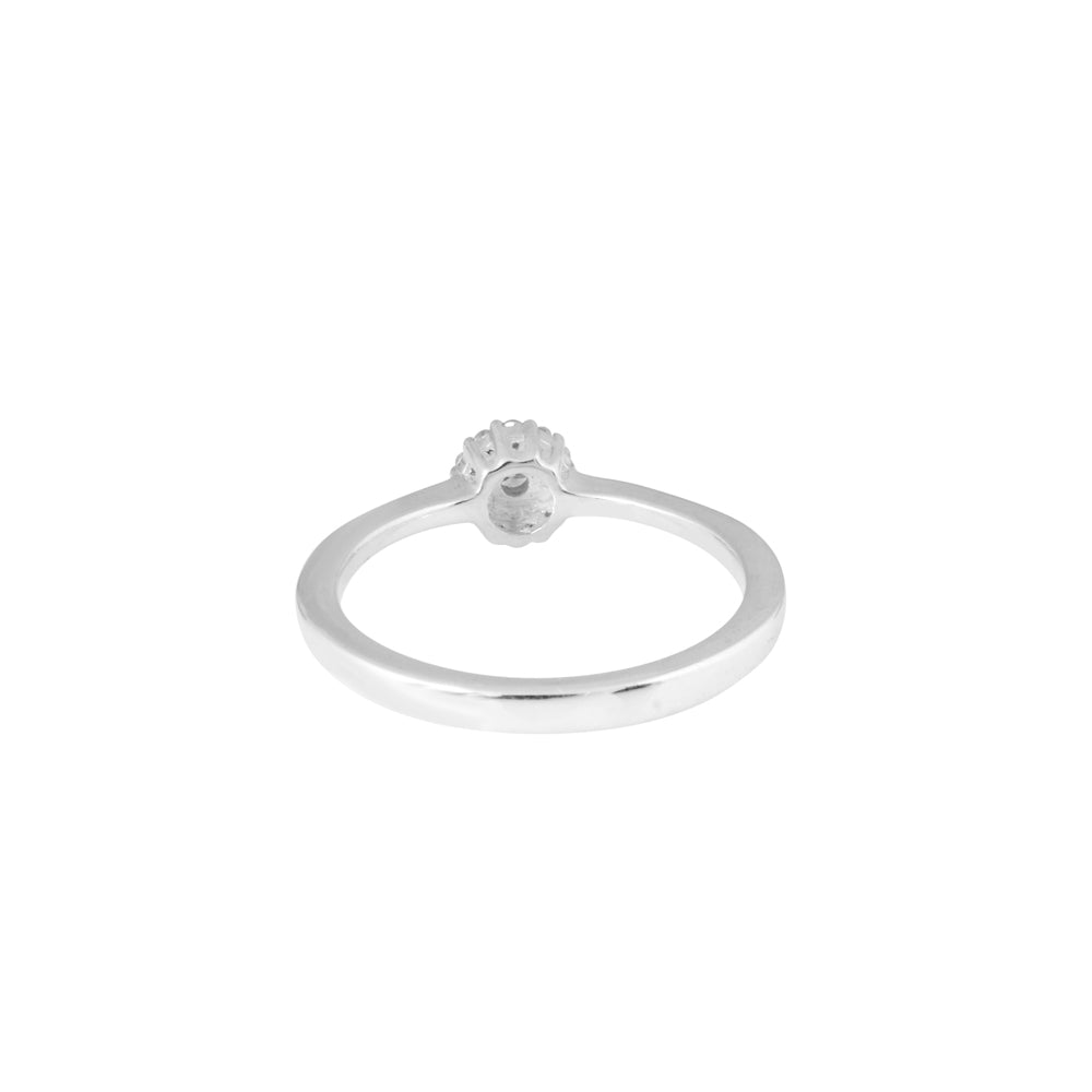 Champaign Diamond Round Ring