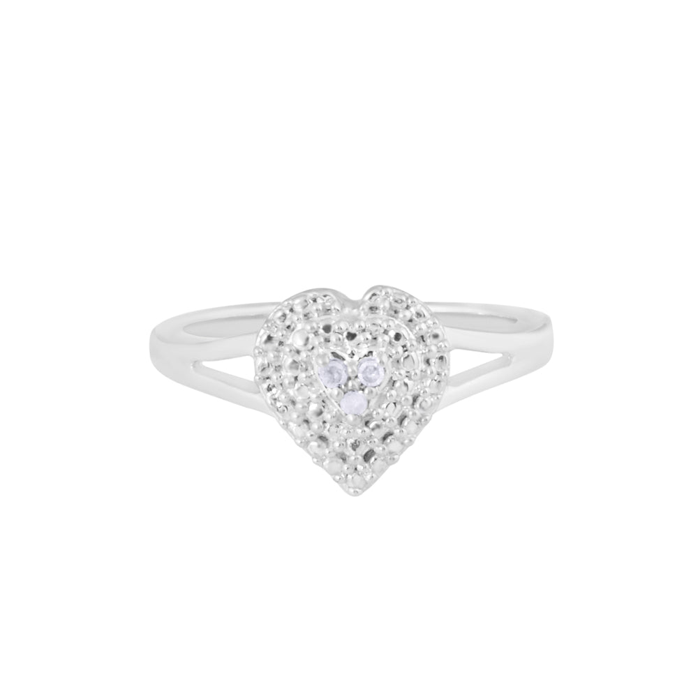 Natural White Diamond Ring
