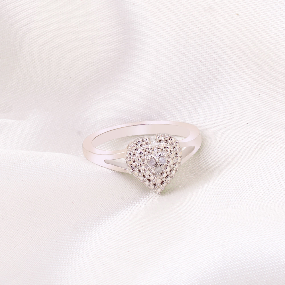 Natural White Diamond Ring