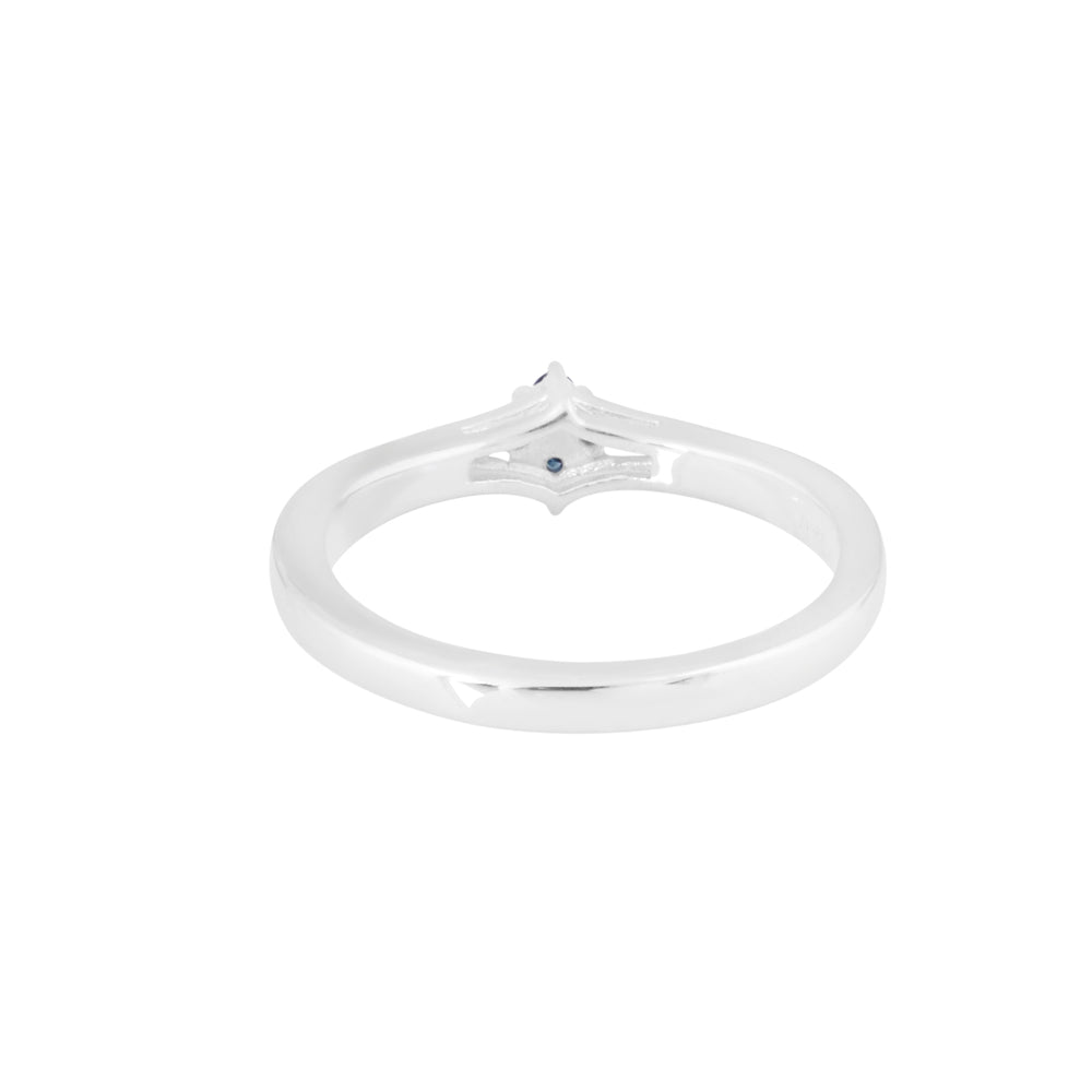 Natural Blue Diamond Ring