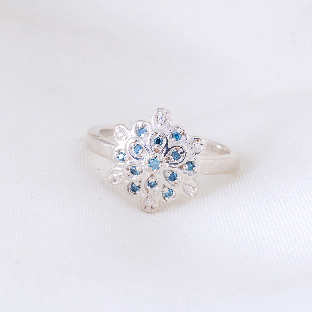 Blue Diamond Rings