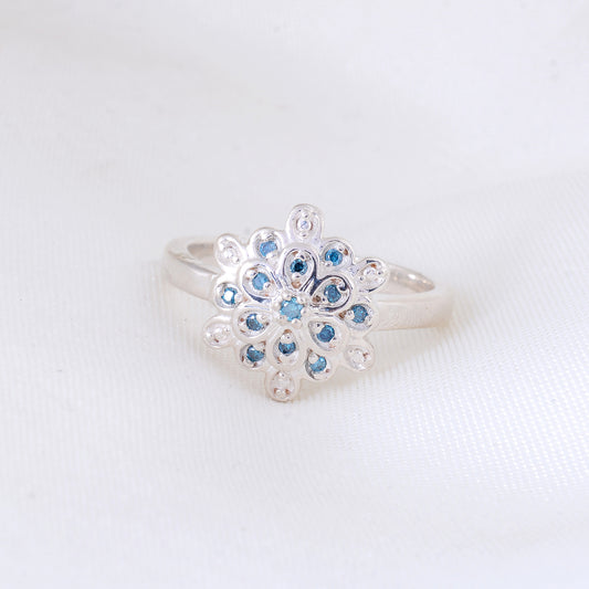 Blue Diamond Rings