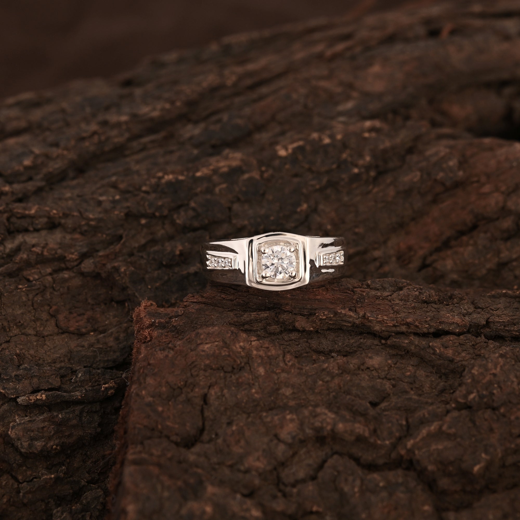 Elegant 925 Silver Ring For Men's