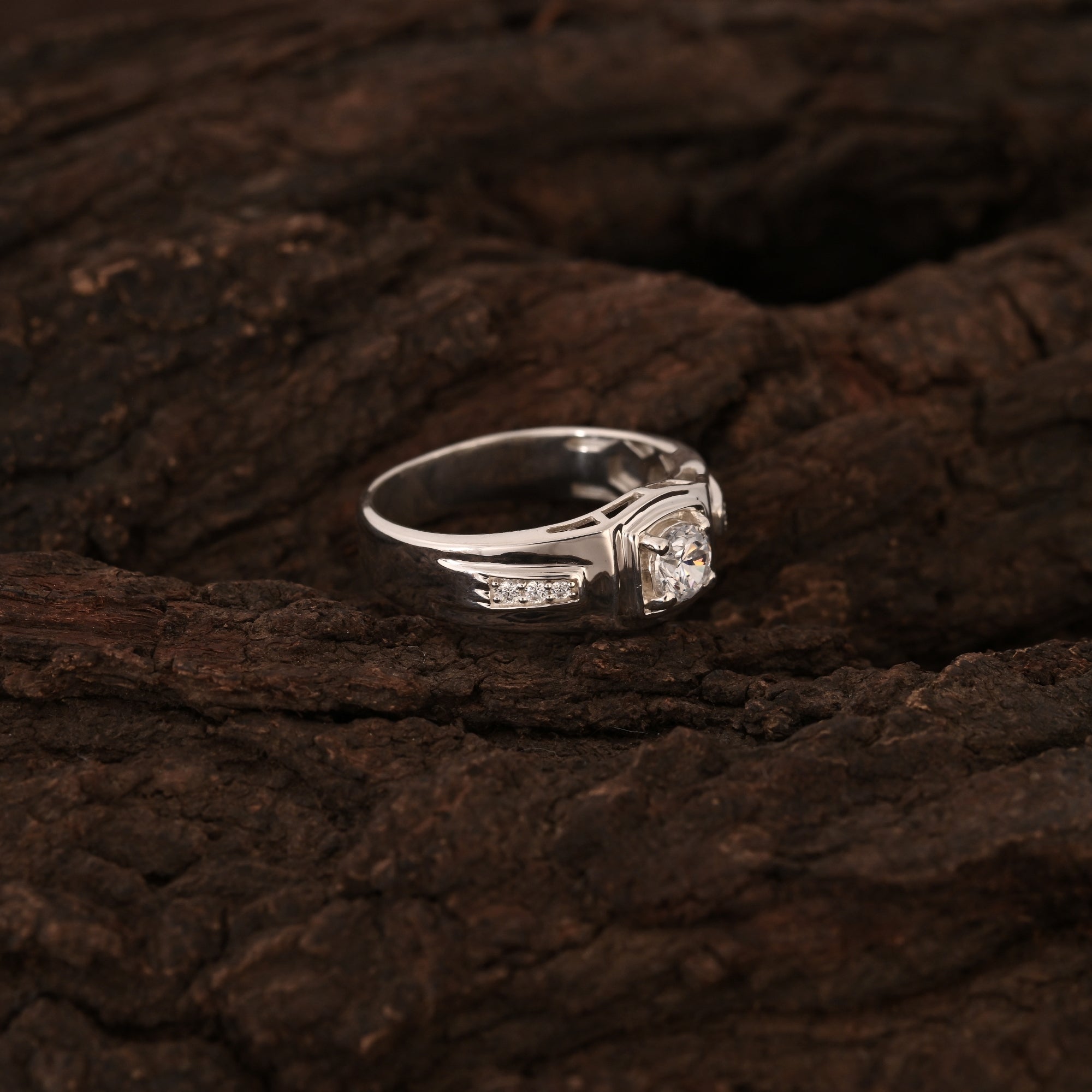 Elegant 925 Silver Ring For Men's