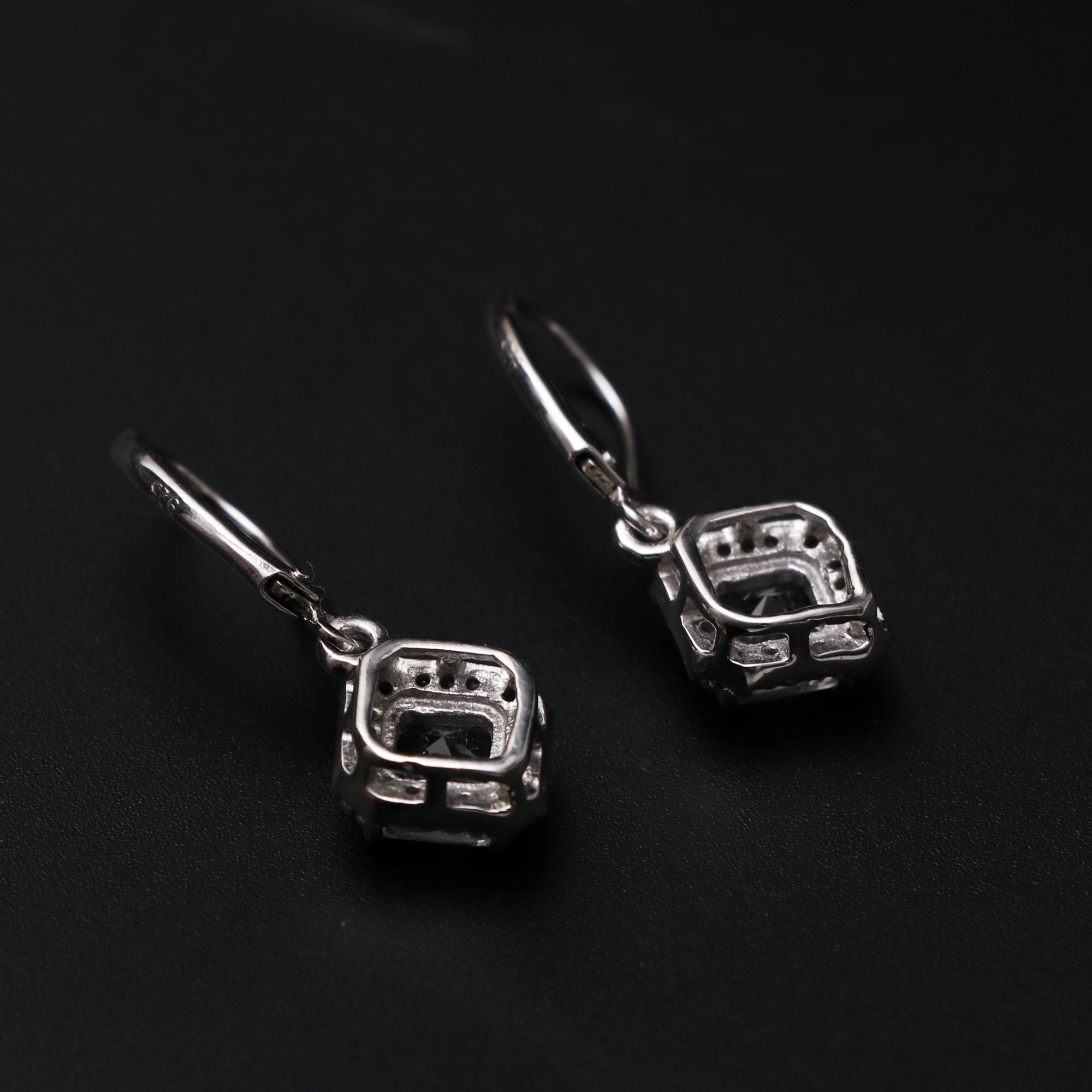 White Topaz Drop Earring