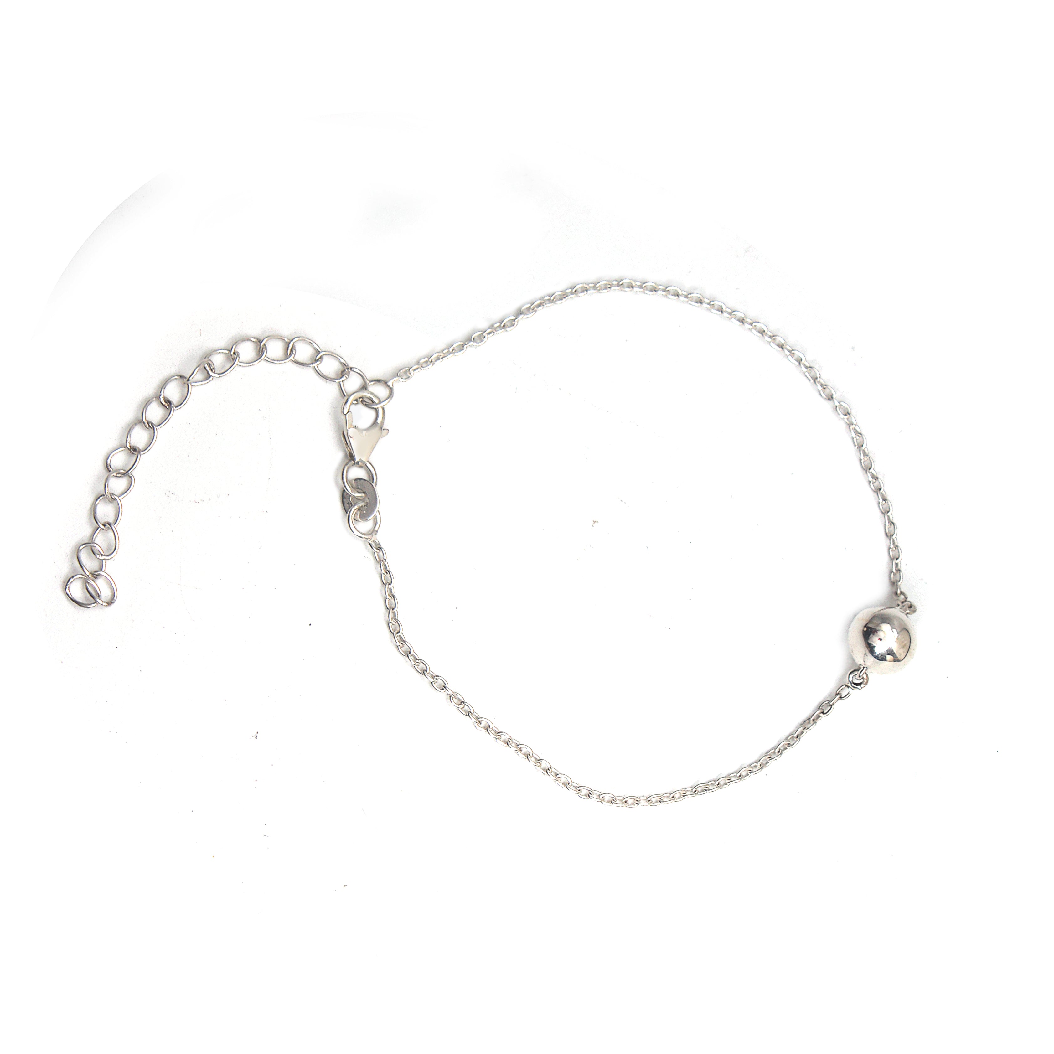 925 Sterling Silver Bead Ball Bracelet