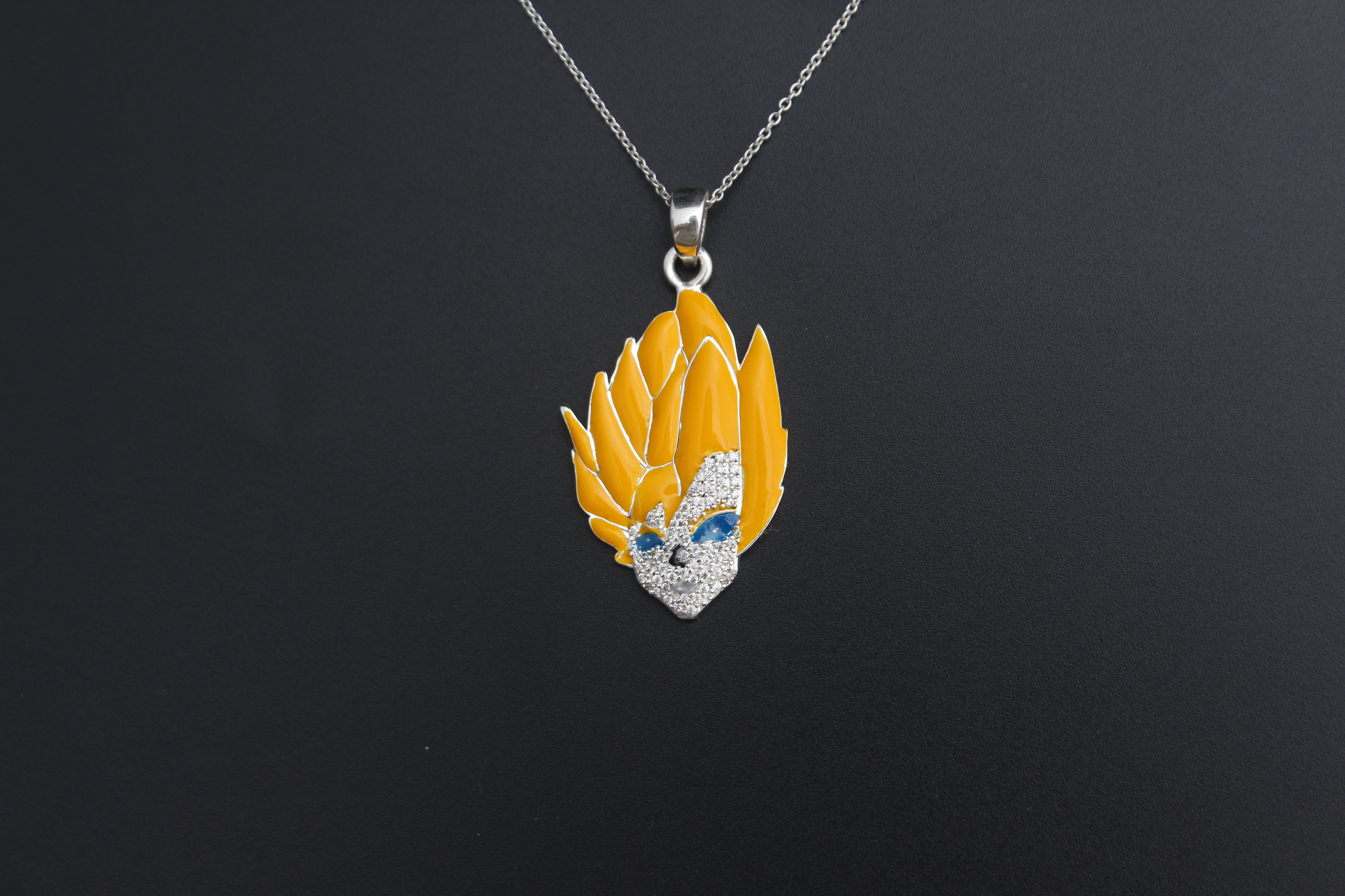 Vegeta Iced Out Pendant