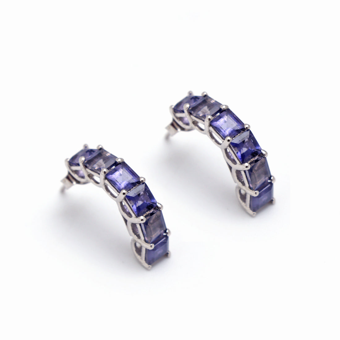 Natural Iolite Earrings
