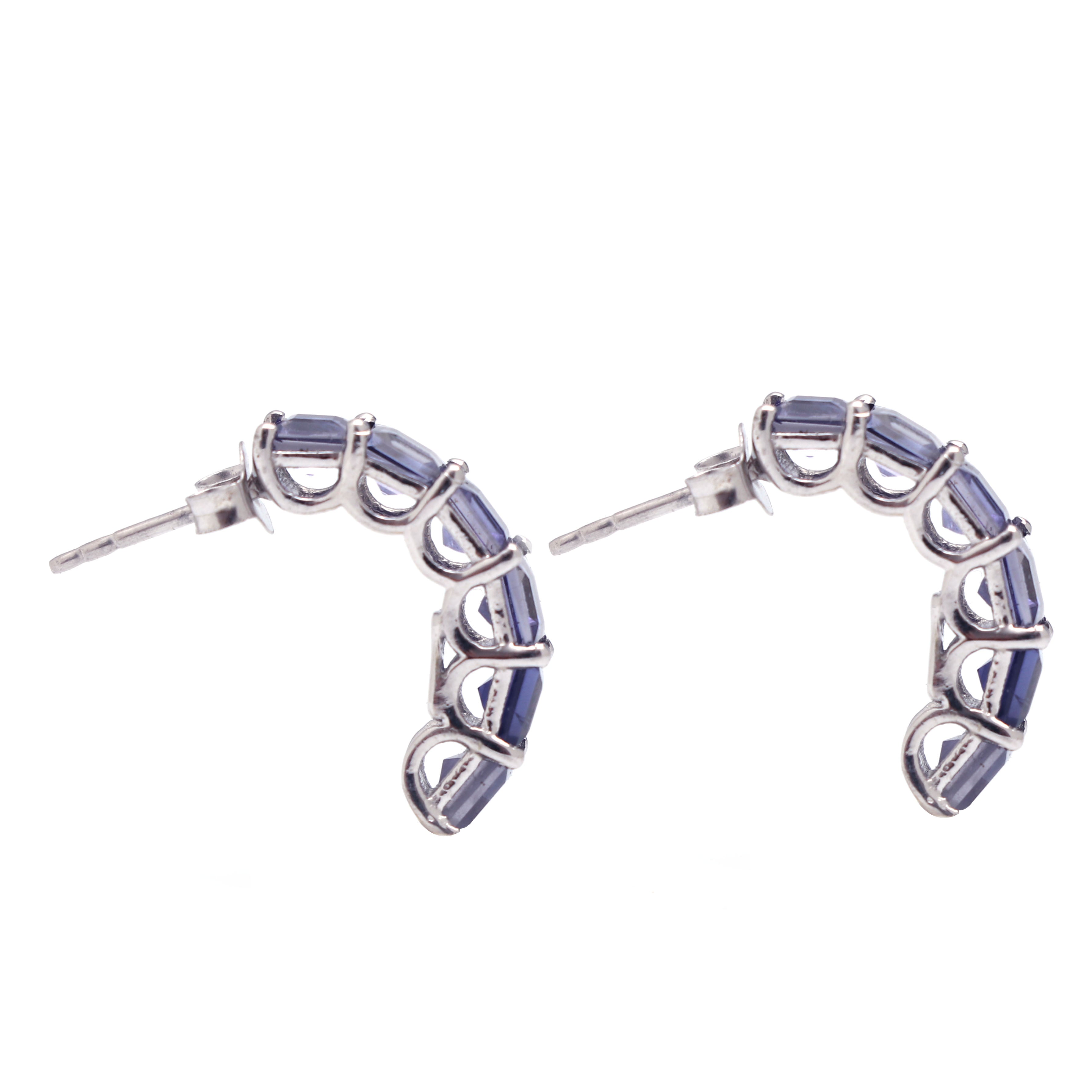 Natural Iolite Earrings