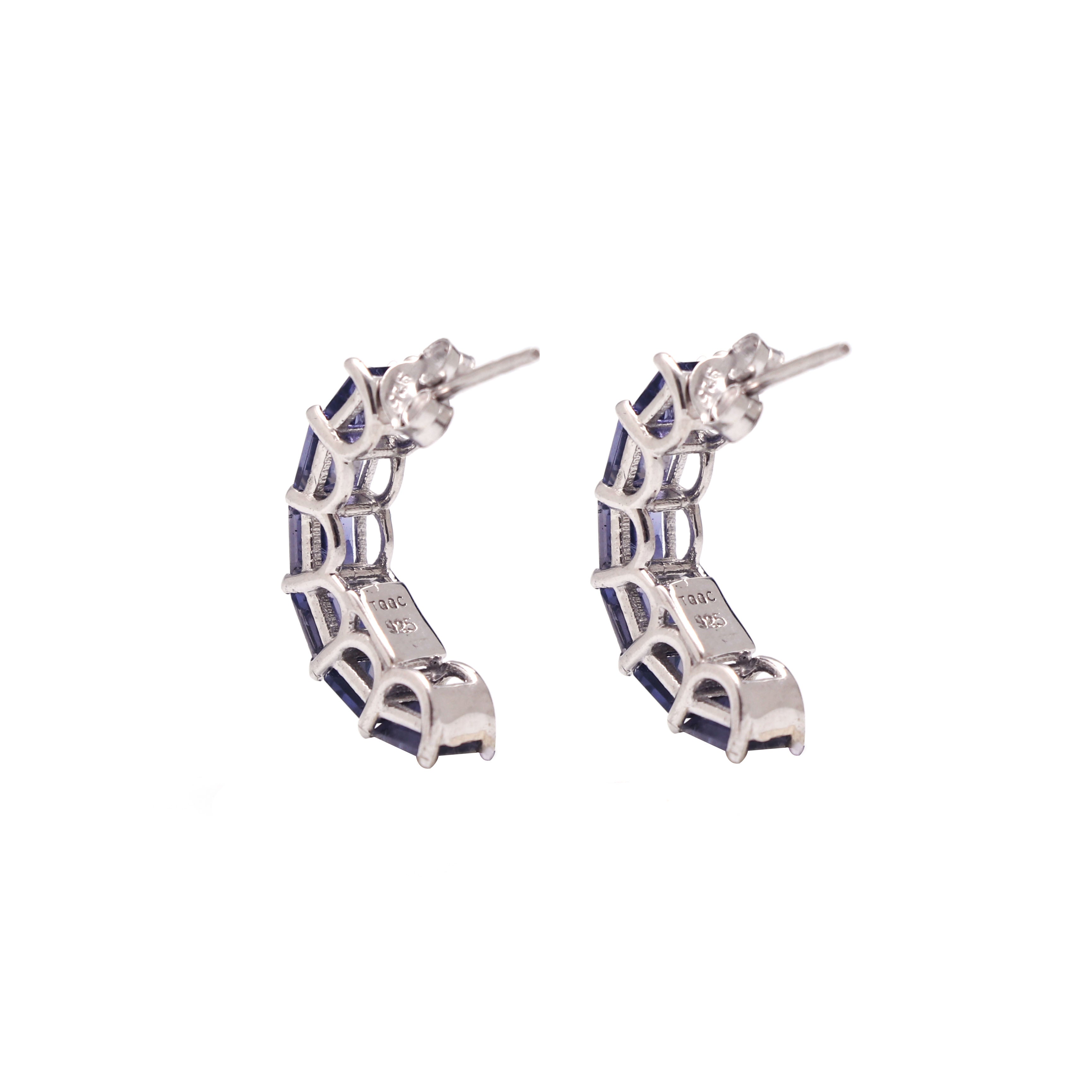 Natural Iolite Earrings