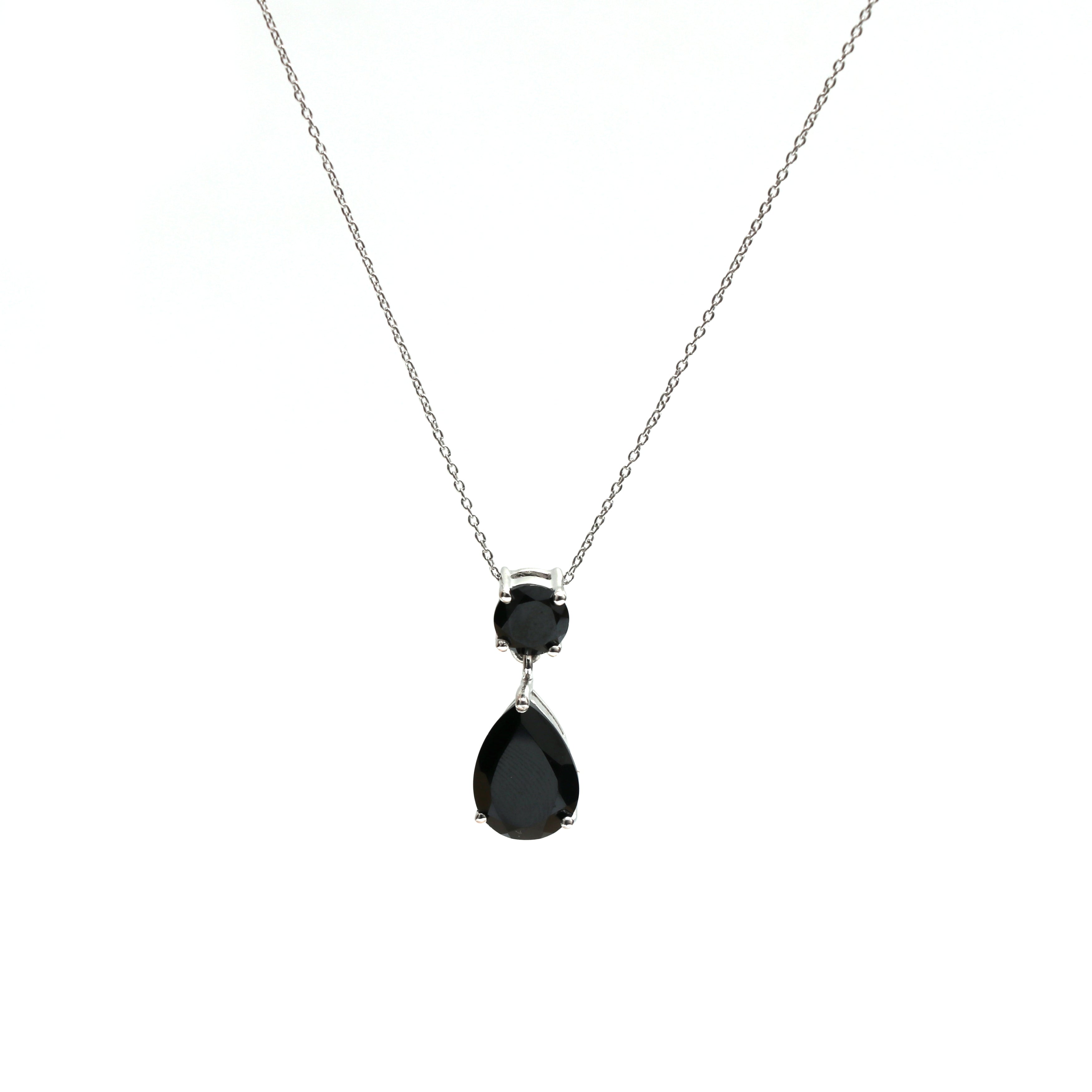 Elegant Black Spinel Pendant
