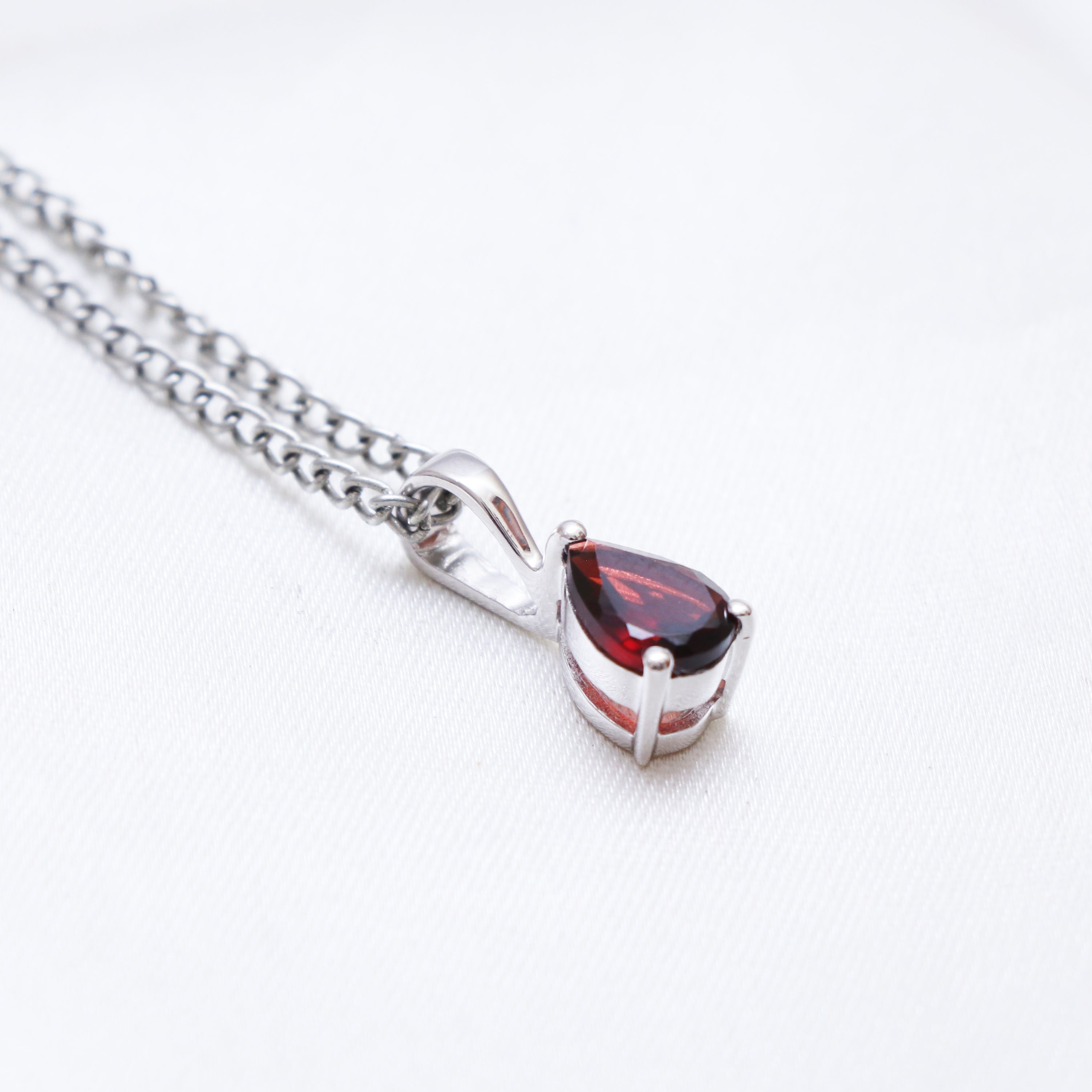 Natural Red Garnet Pendant