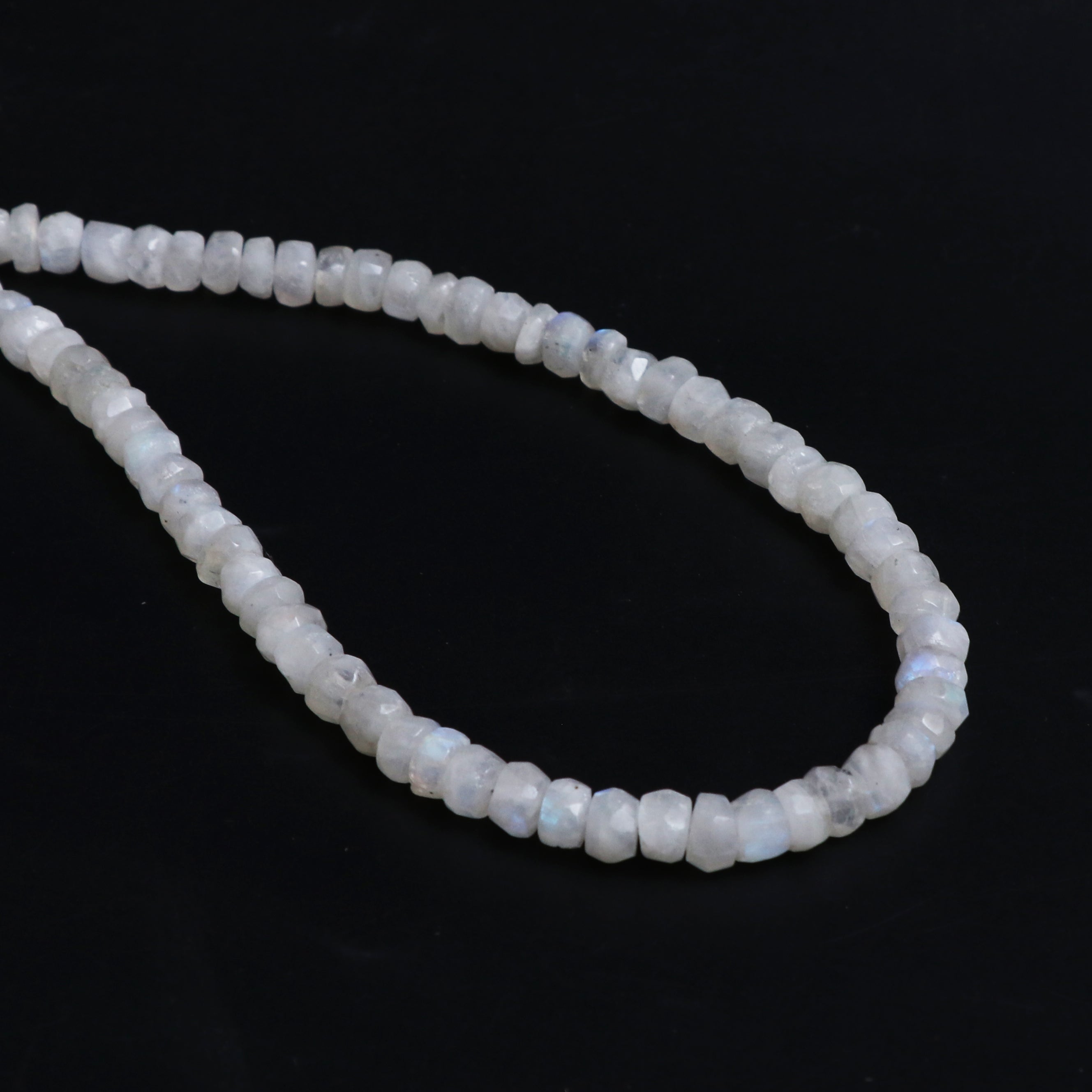 Natural Rainbow Moonstone Necklace